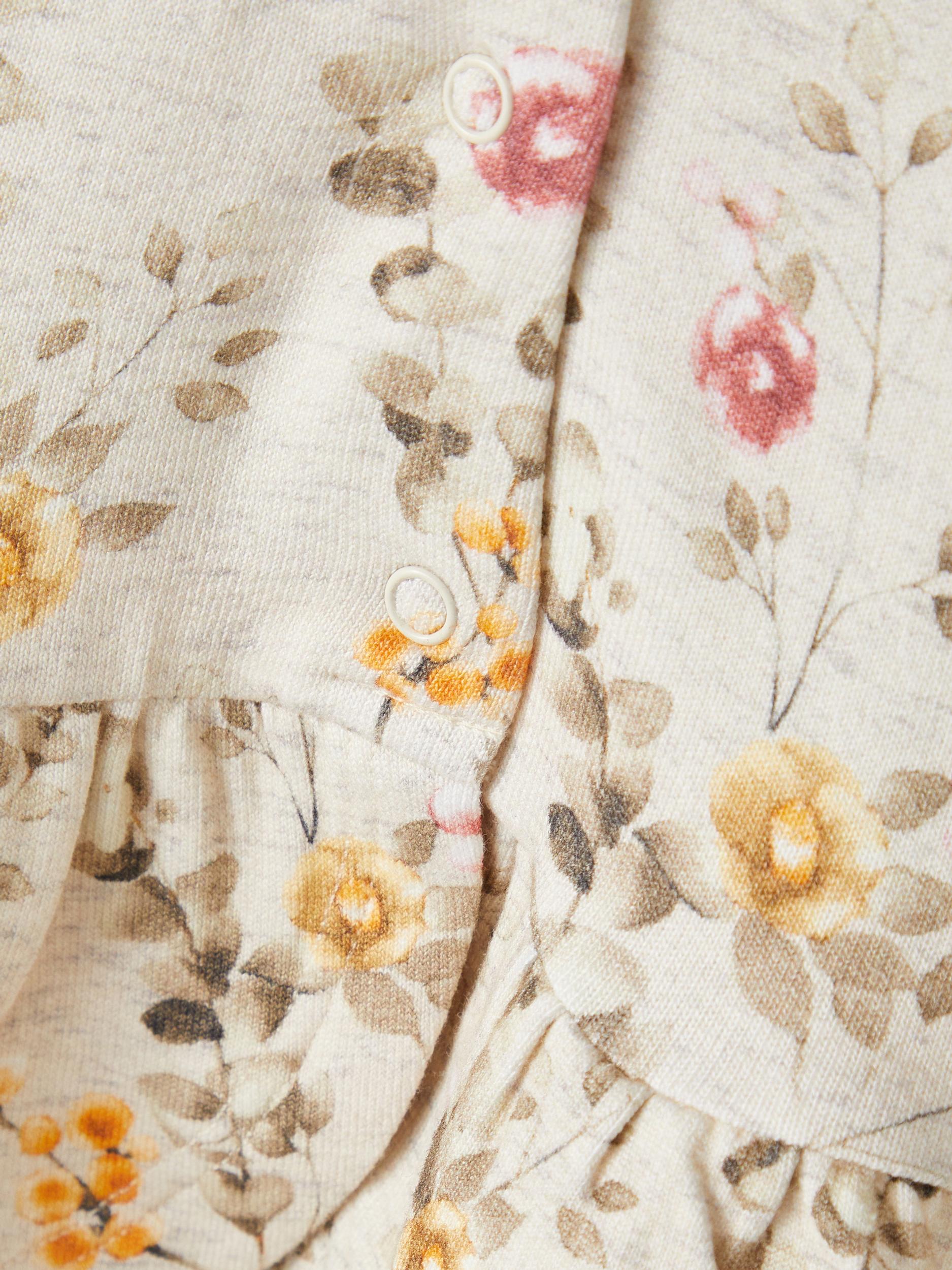 Rosie Light sweat Cardi Peyote Melange - Close Up