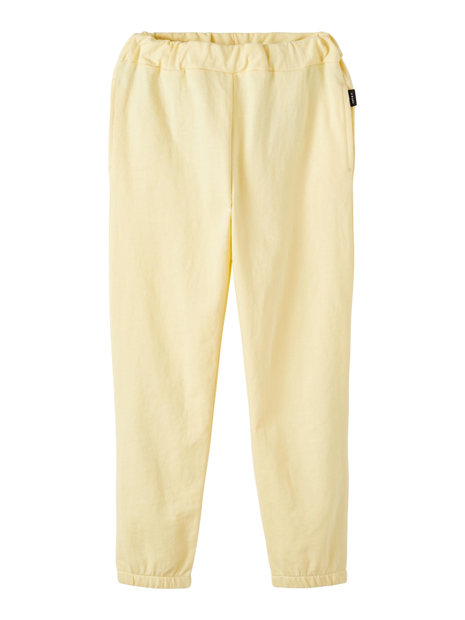 Straight Leg Double Cream Sweat Pant - Spirit Clothing