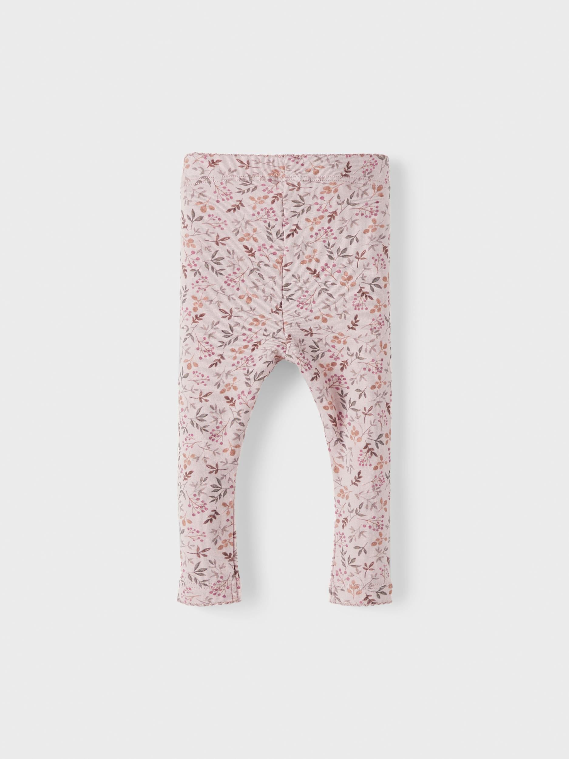 Newborn Burnished Lilac Nara Leggings-Back View