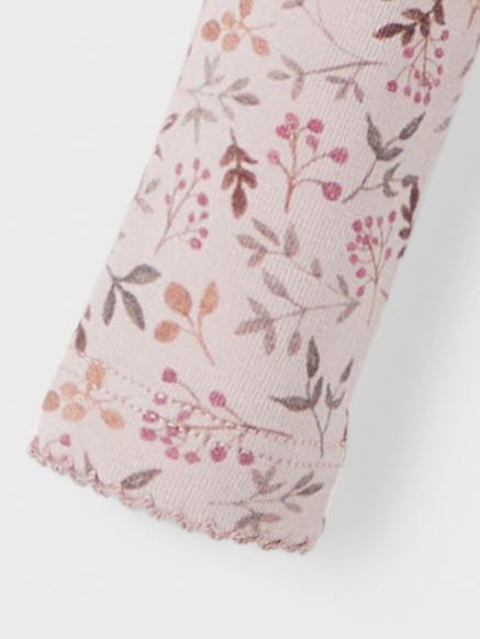 Newborn Burnished Lilac Nara Leggings-Close Up View