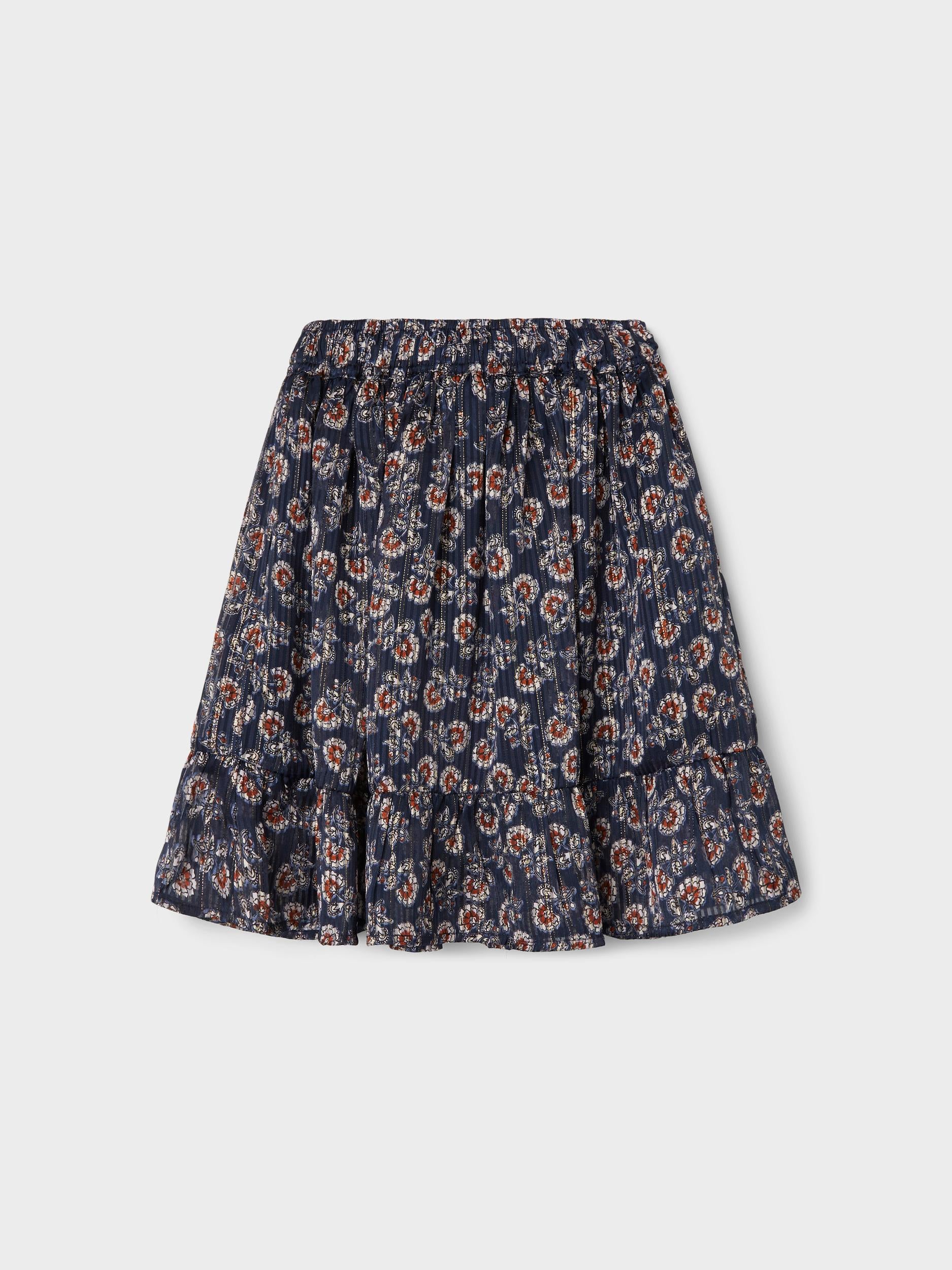 Girl's Dark Sapphire Suela Skirt-Back View