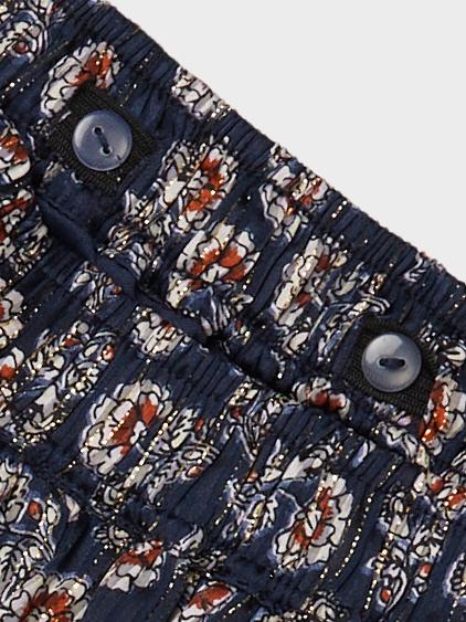 Girl's Dark Sapphire Suela Skirt-Close Up View