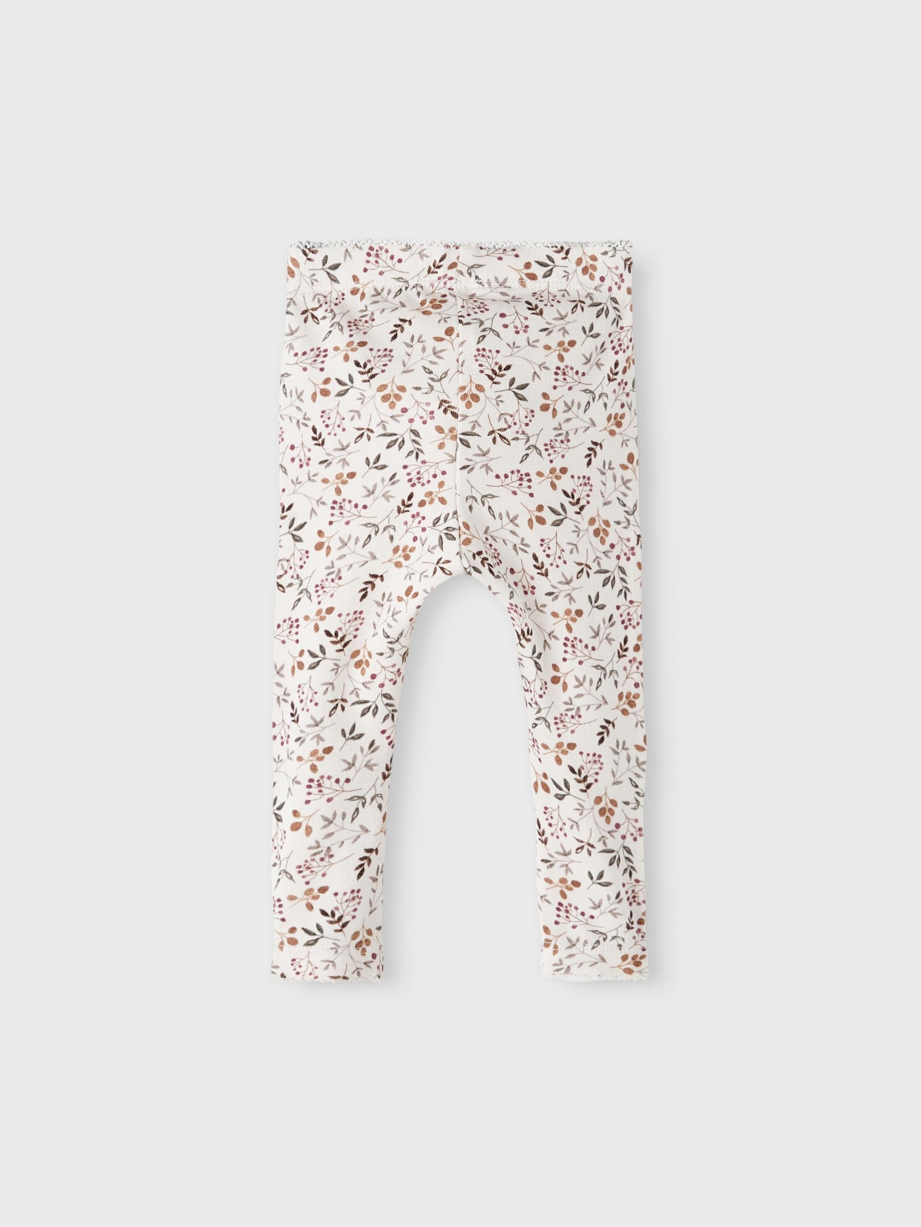 Newborn Buttercream Nara Leggings-Back View