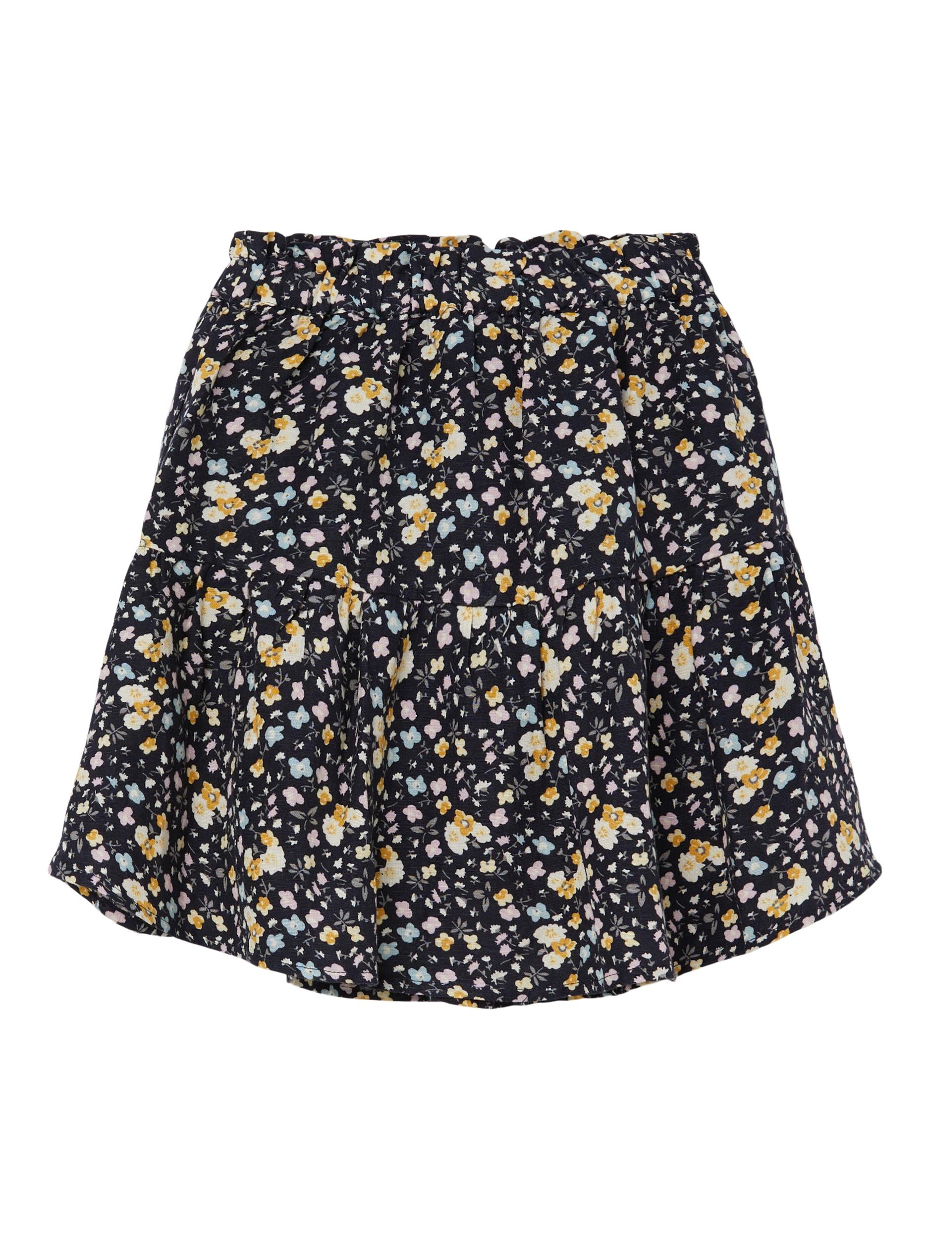 Kafona Skirt - Dark Sapphire Front View