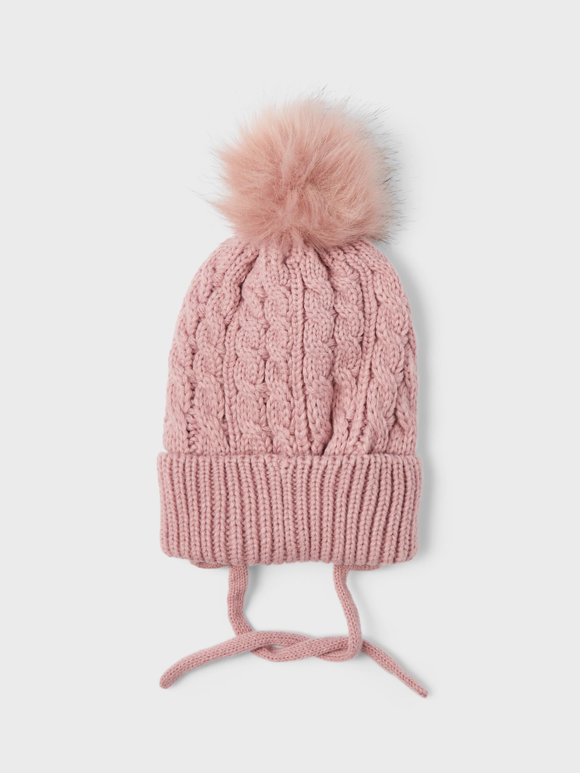 Girl's Meka Knit Hat Zephyr-Back View