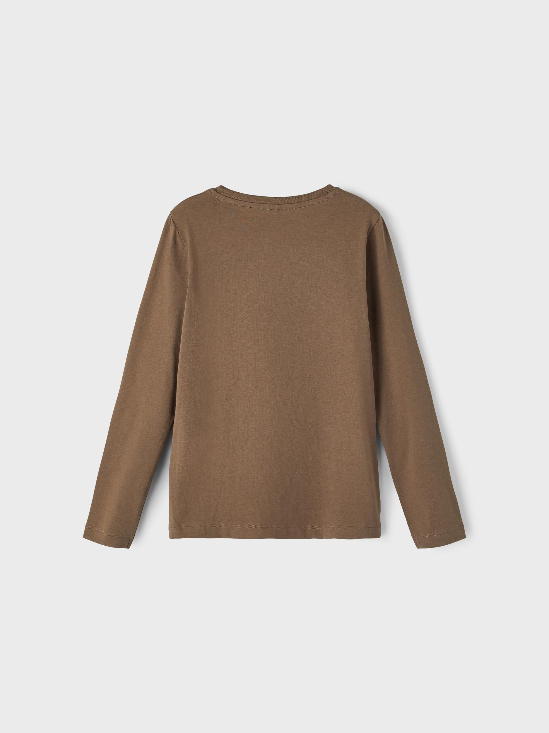 Girl's Nanora Long Sleeve Top/Buttercream-Back View