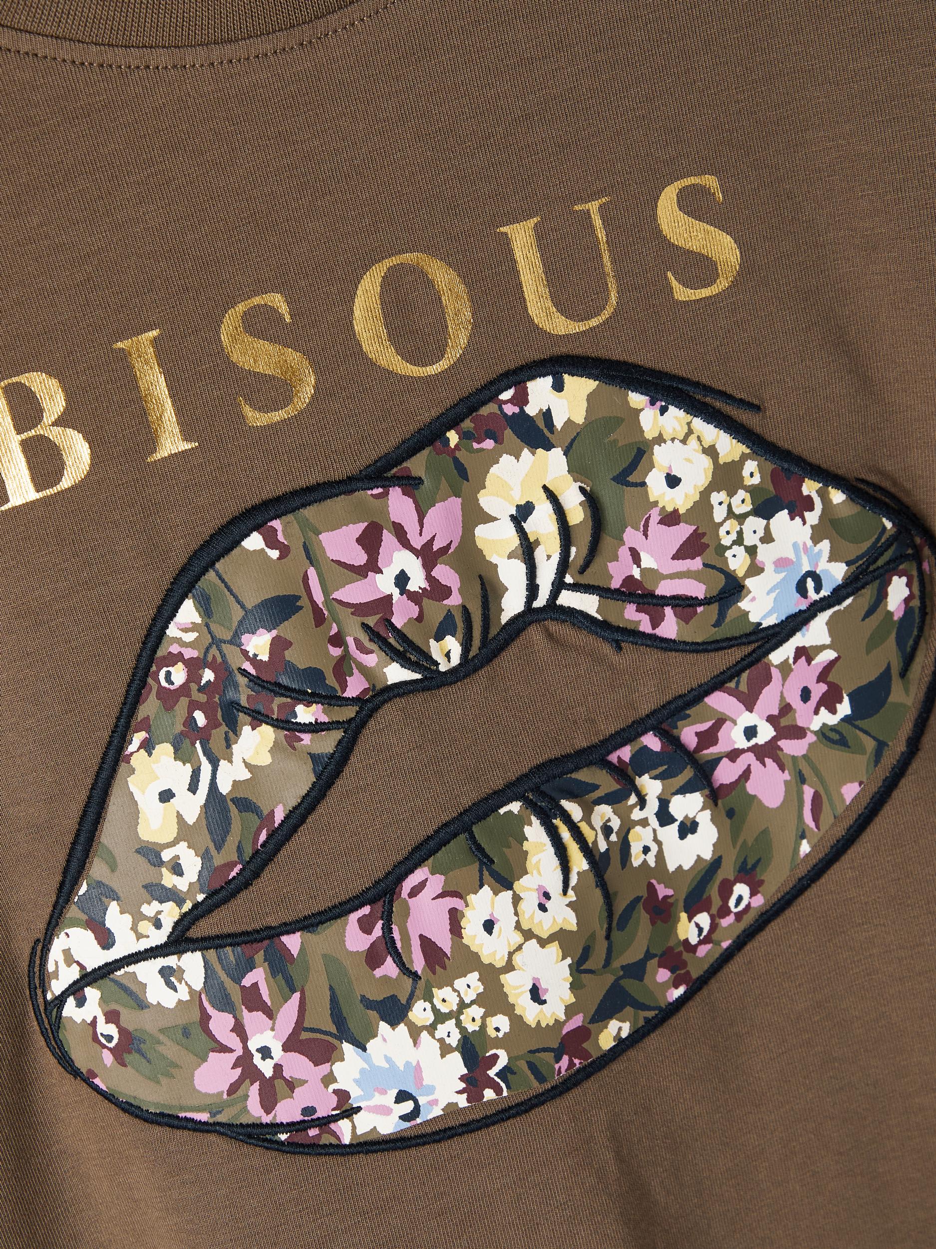Girl's Nanora Long Sleeve Top/fig-Close Up View