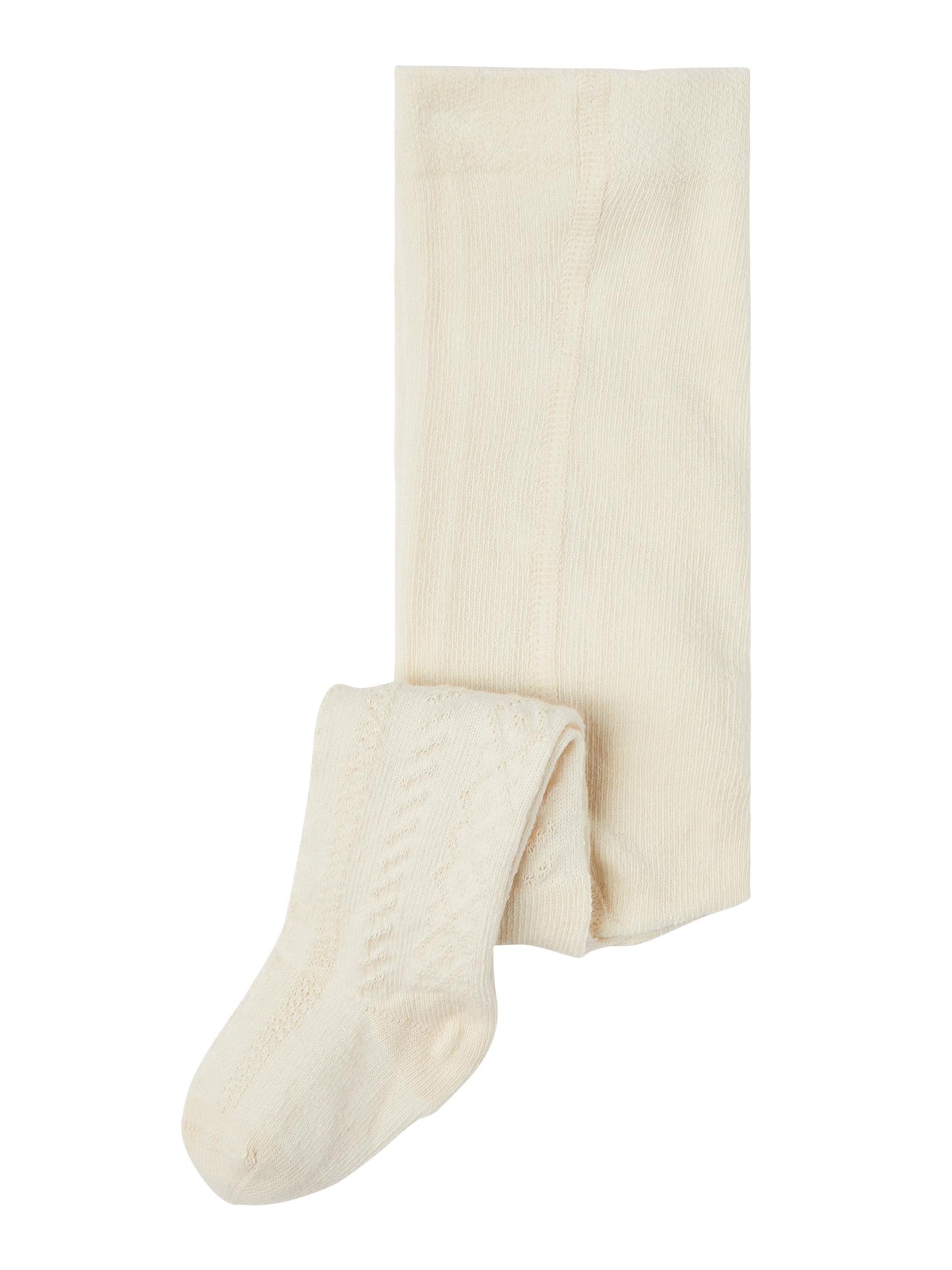 Girl's Buttercream Sigrid Pantyhose-Front View