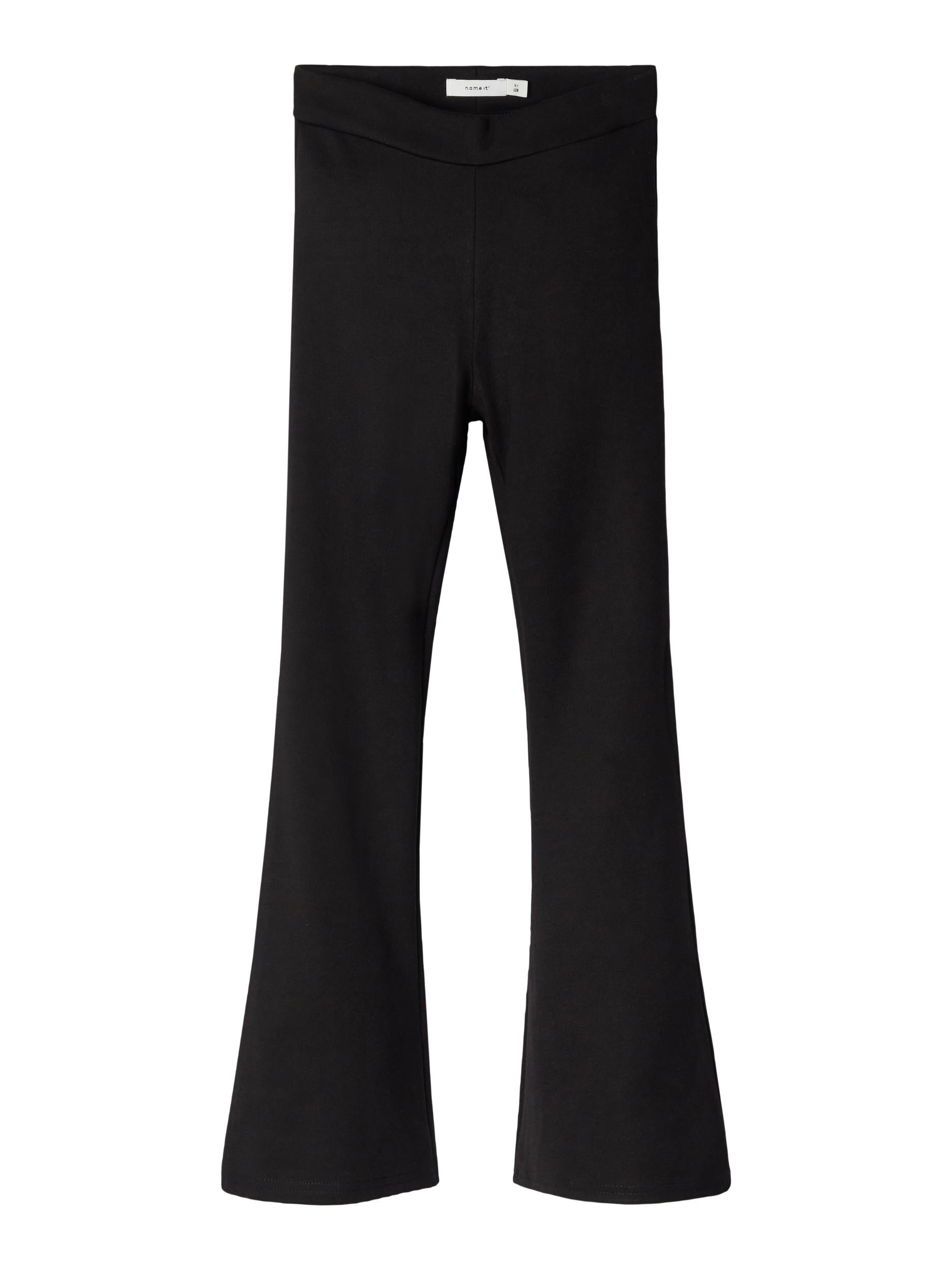 NAME IT Frikkali Bootcut Pant Black model front view