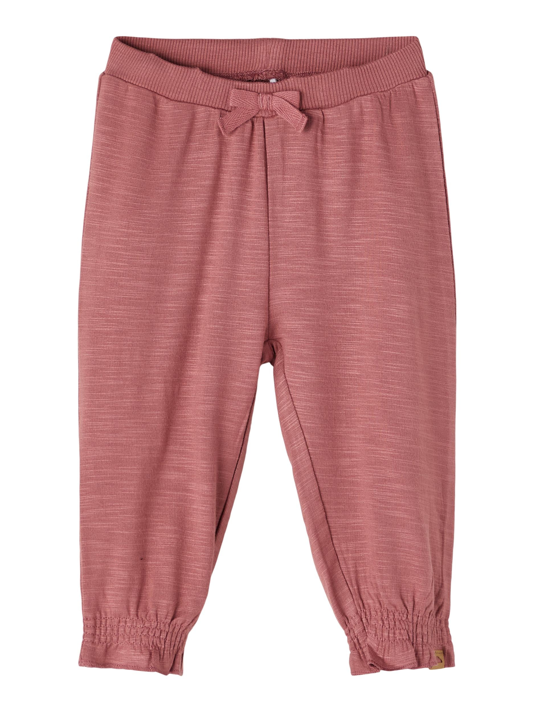 NAME IT Lene Light sweat Pant ROSE front view
