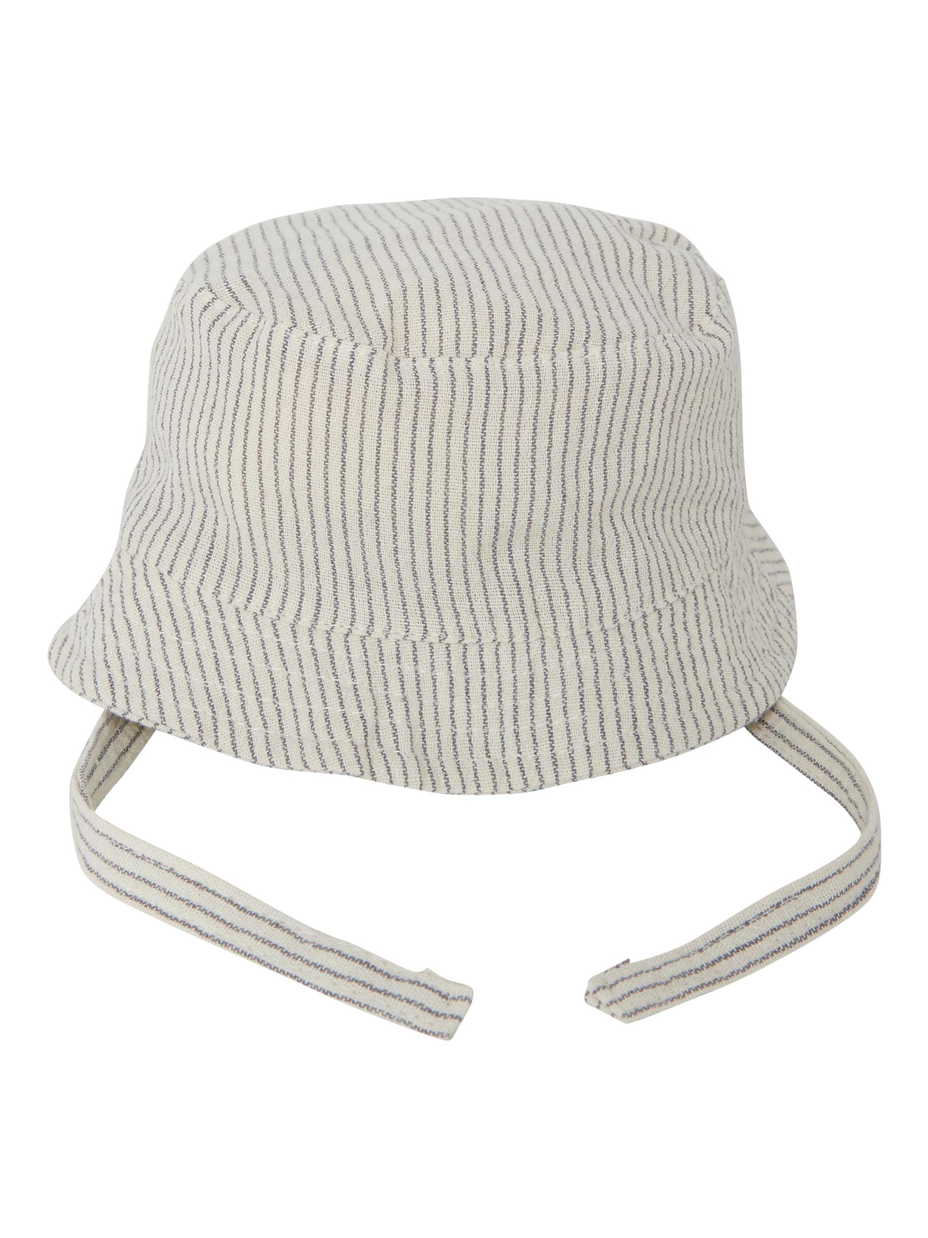 NAME IT Hefanne Sun Hat W Earflaps Grisaille front view
