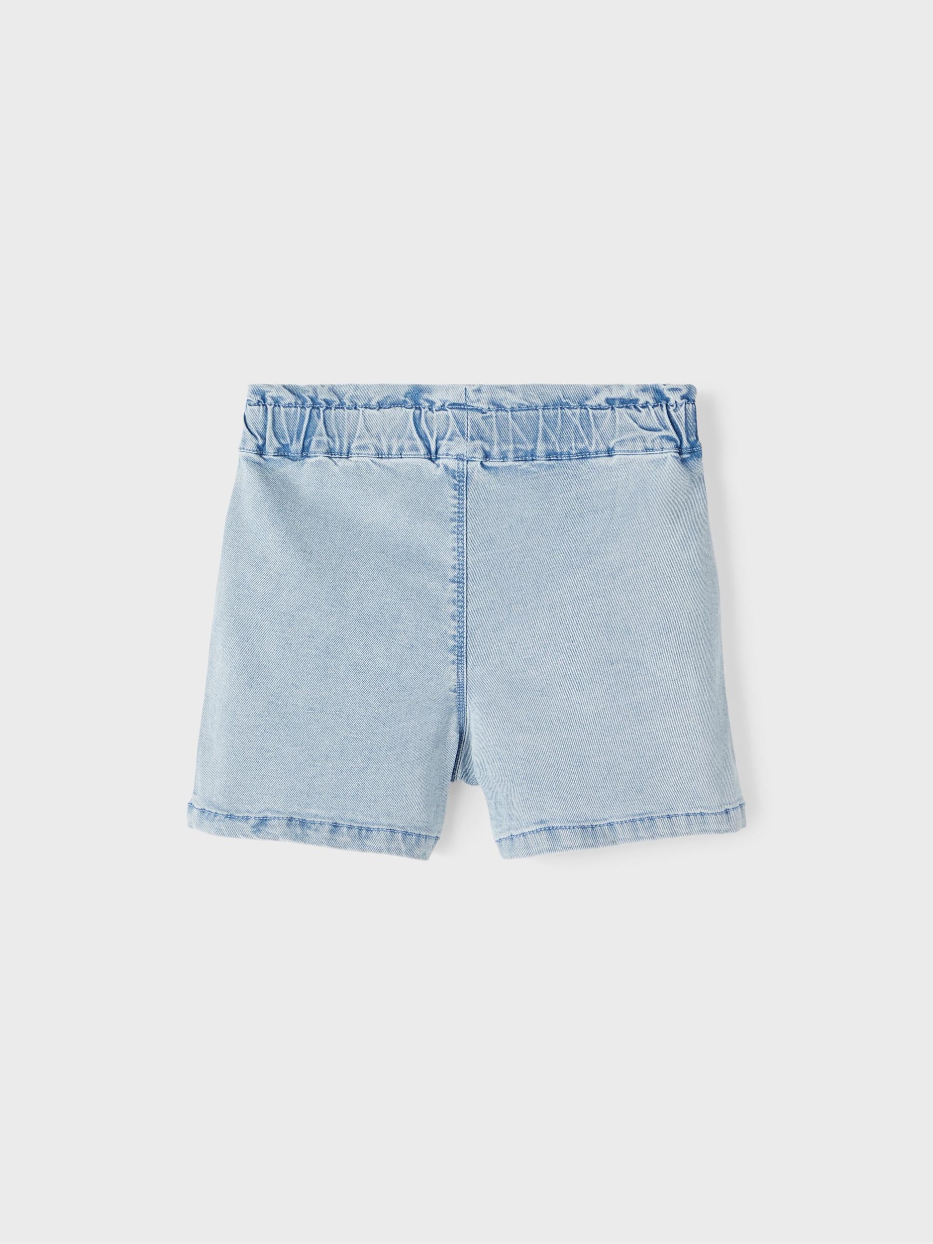 Girl's Bella Regular Waist Denim Shorts-Back View