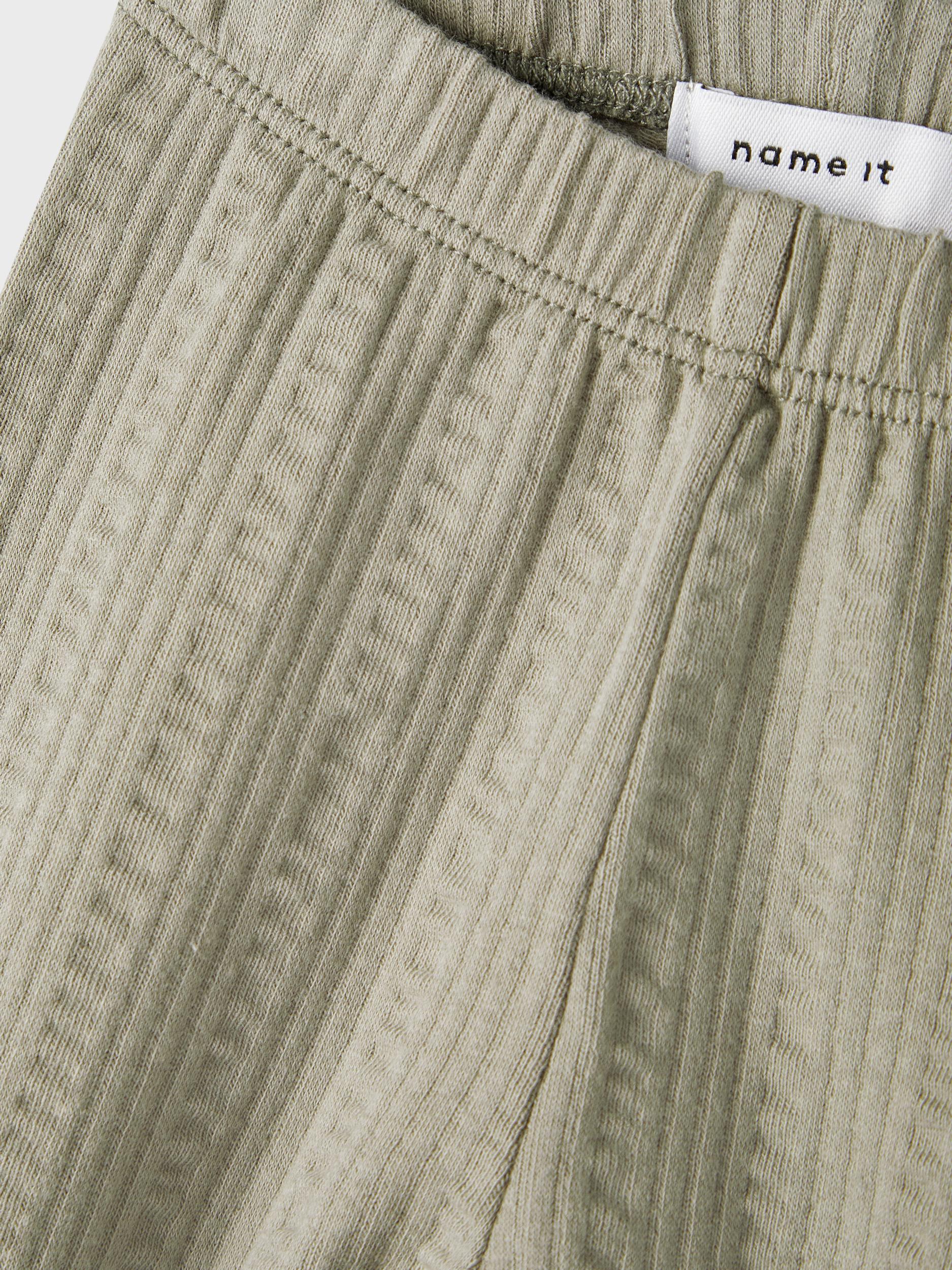 Girl's Dried Sage Dussie Legging-Close Up View