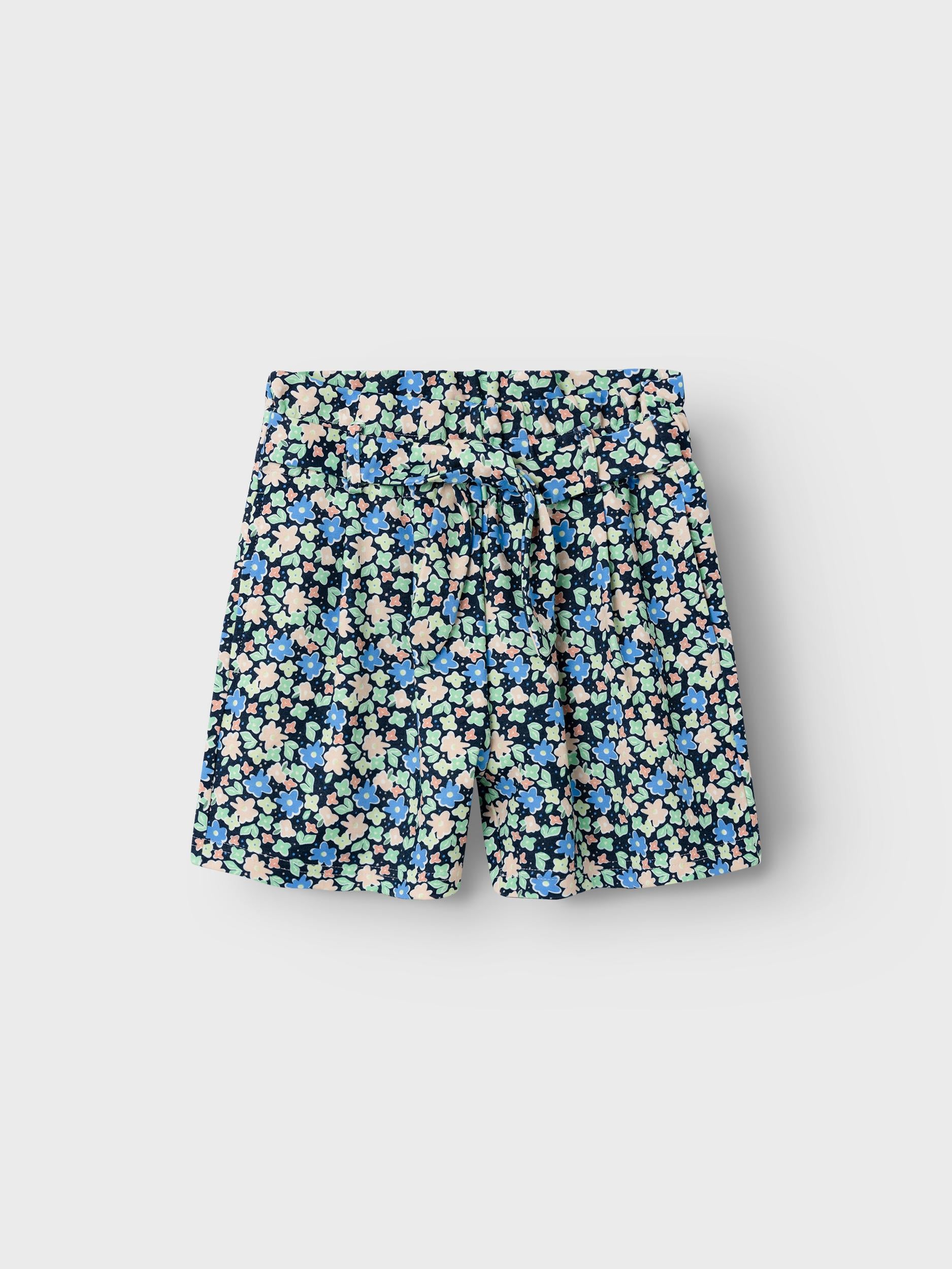 Girl's Dark Sapphire Felulle Shorts-Back View