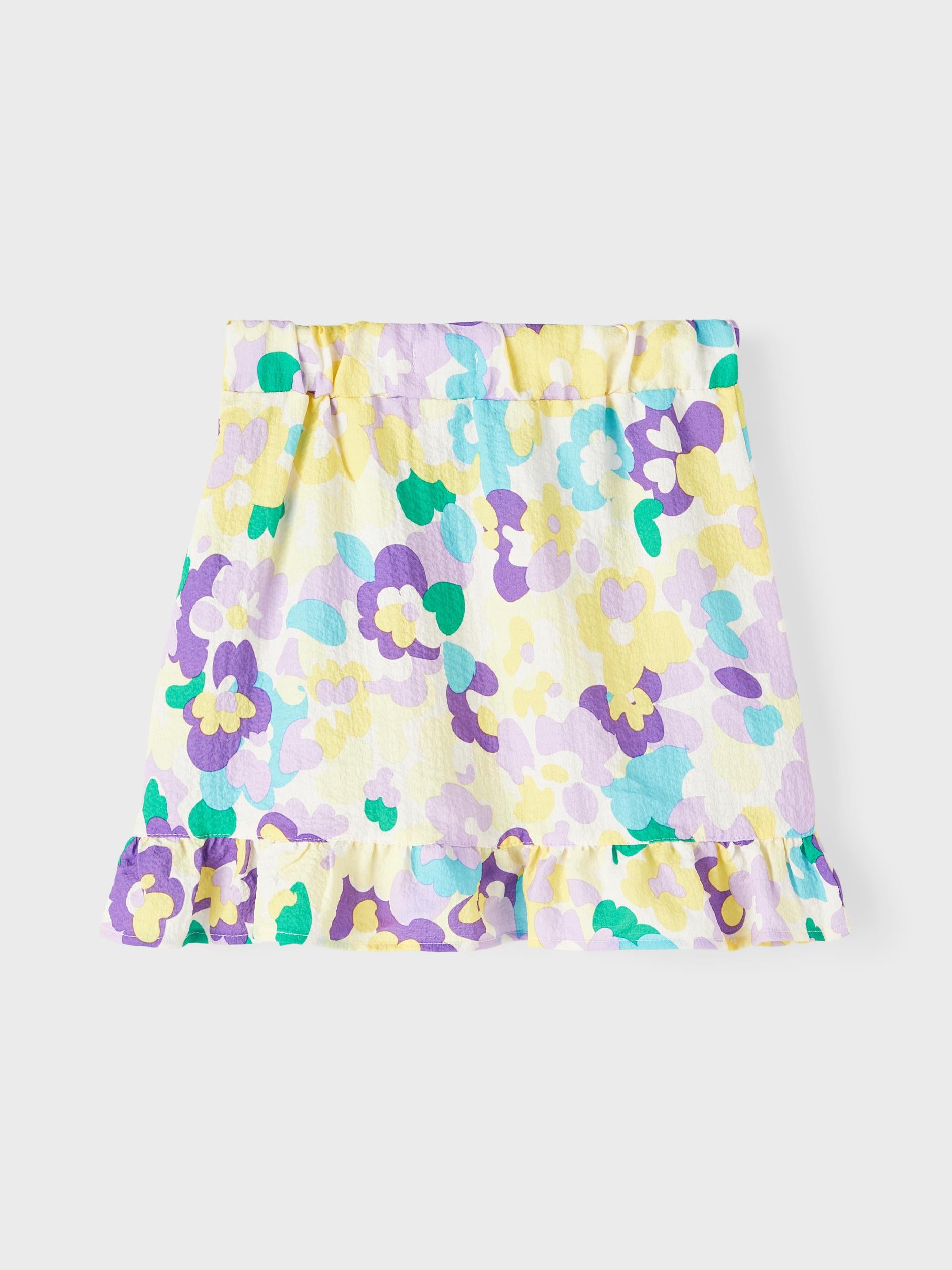 NAME IT Himla Kid Girl Skirt Mock Orange side view