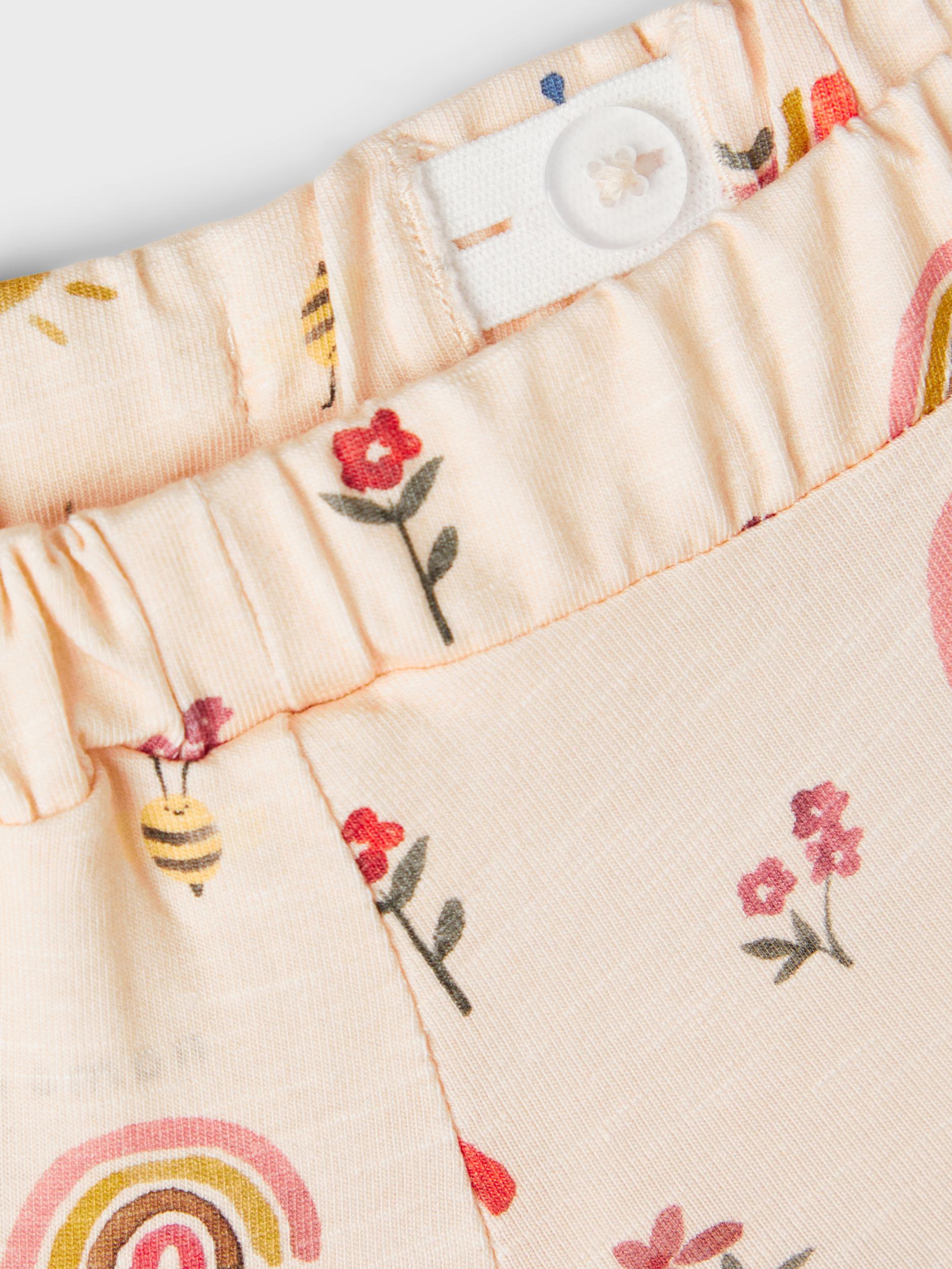 Girl's Créme De Pêche Hania Pant-Close Up View
