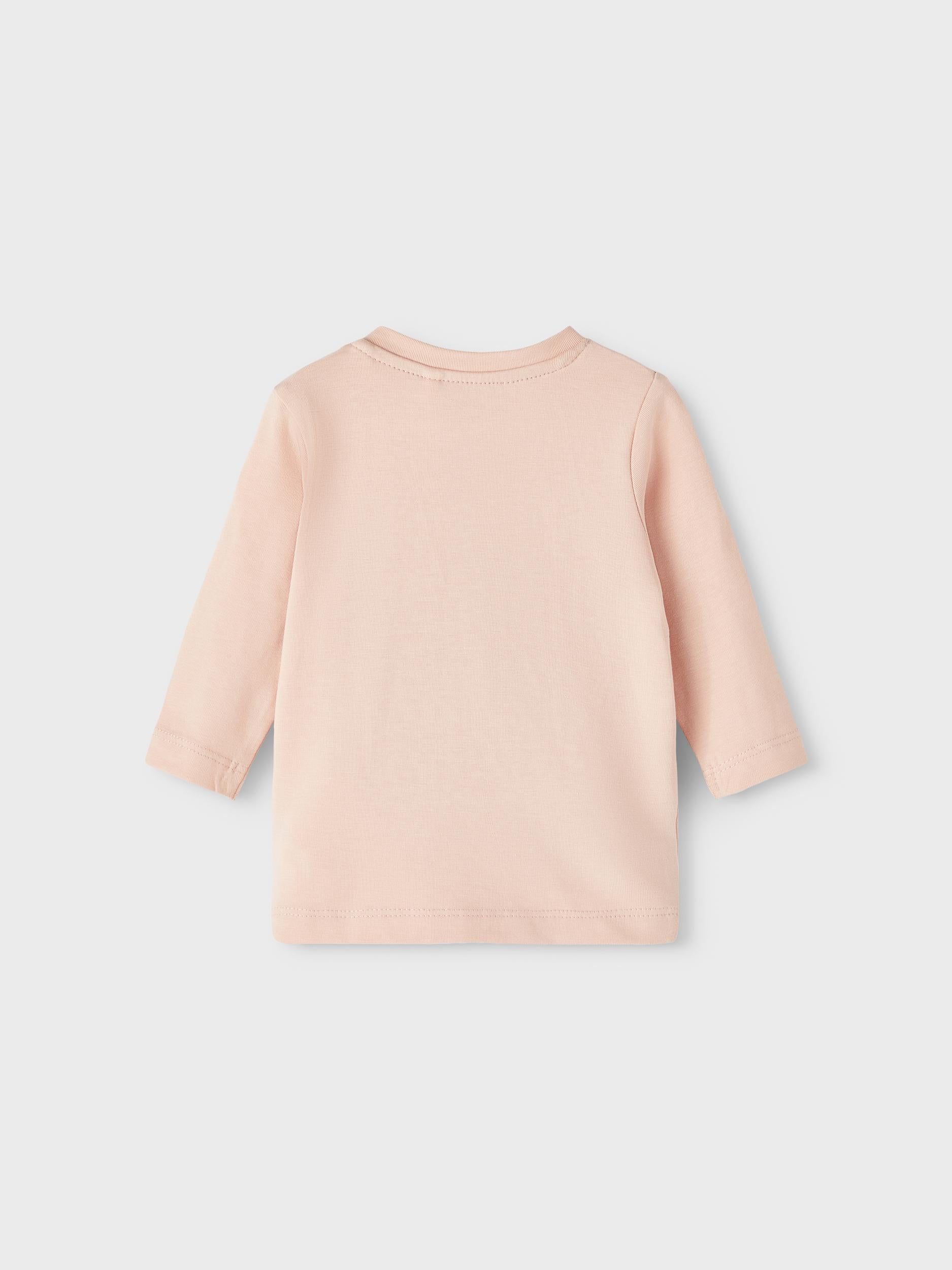Girl Rose Smoke Thya Long Sleeve Top-Back VIew