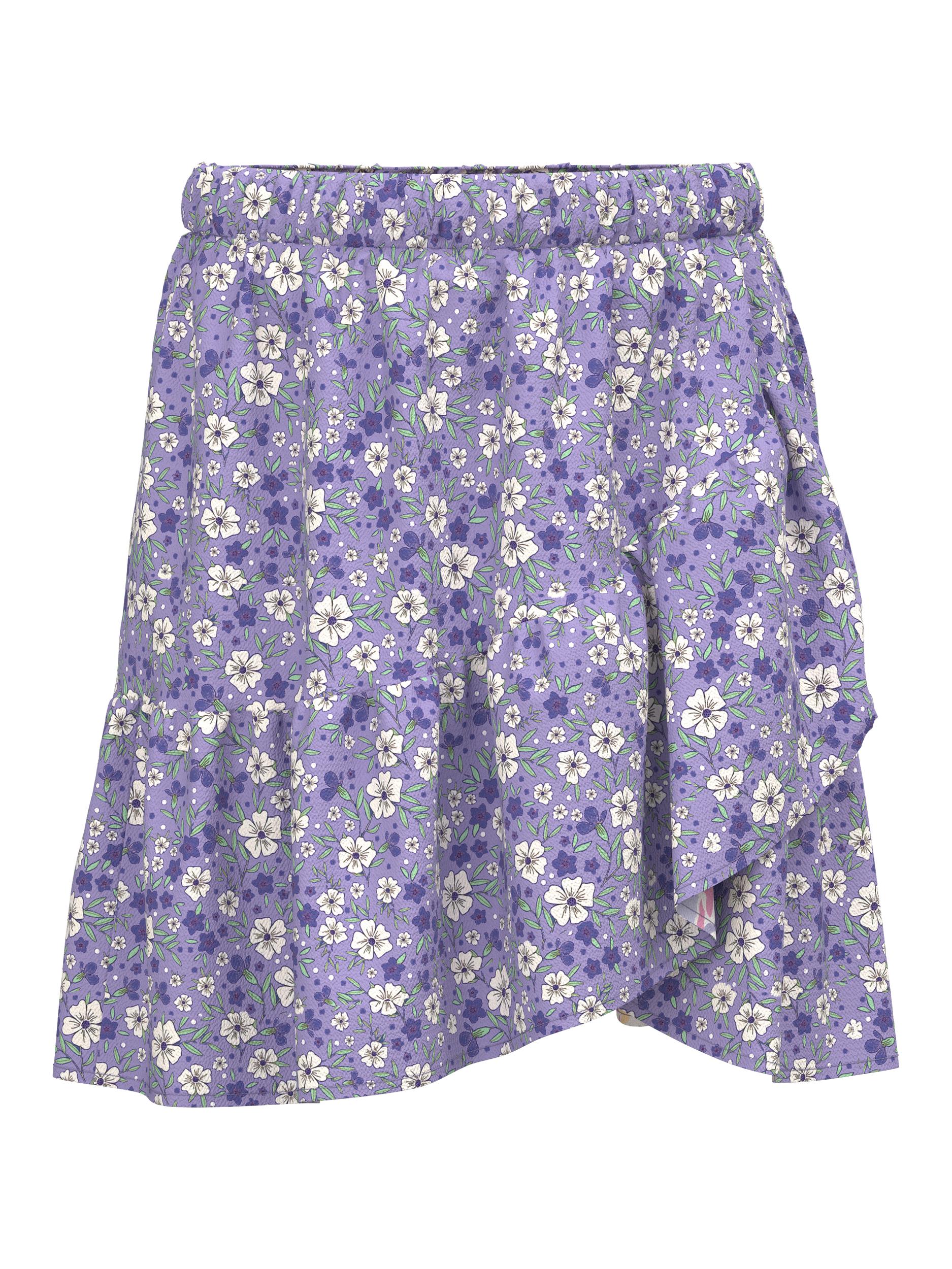 NAME IT Dirillo Skirt Sand Verbena model front view