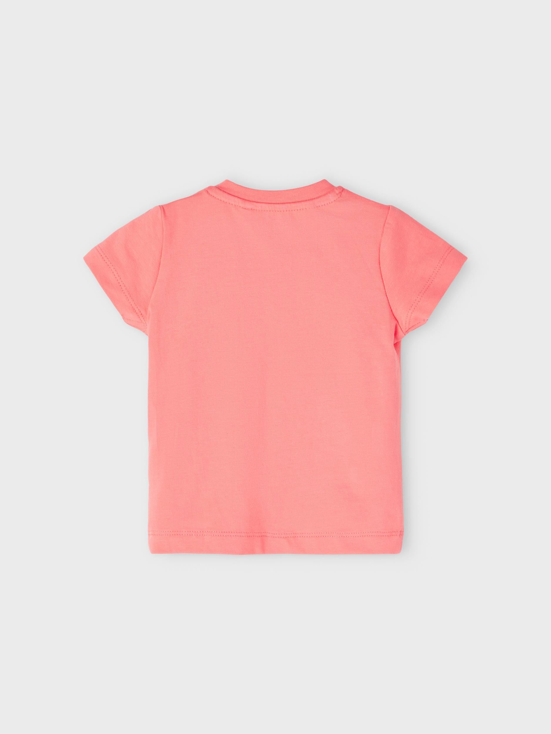Hadina Short Sleeve Top - Georgia Peach Rear View