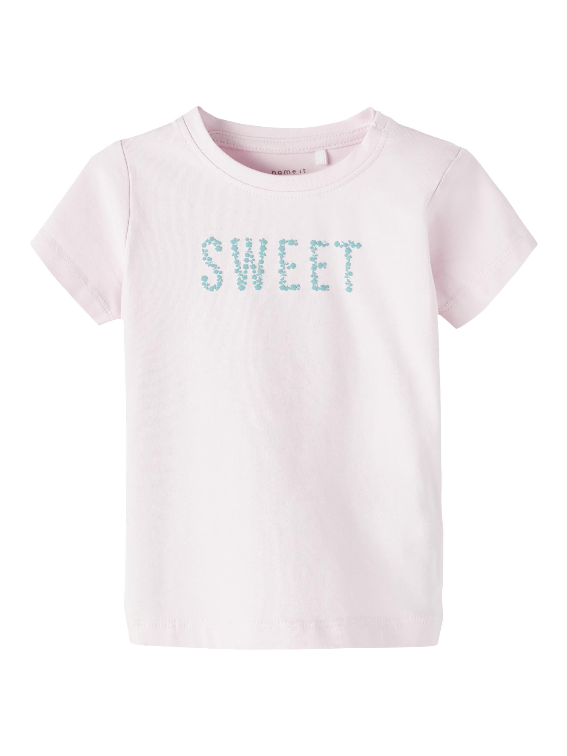 Hadina Short Sleeve Top - Lilac Front View