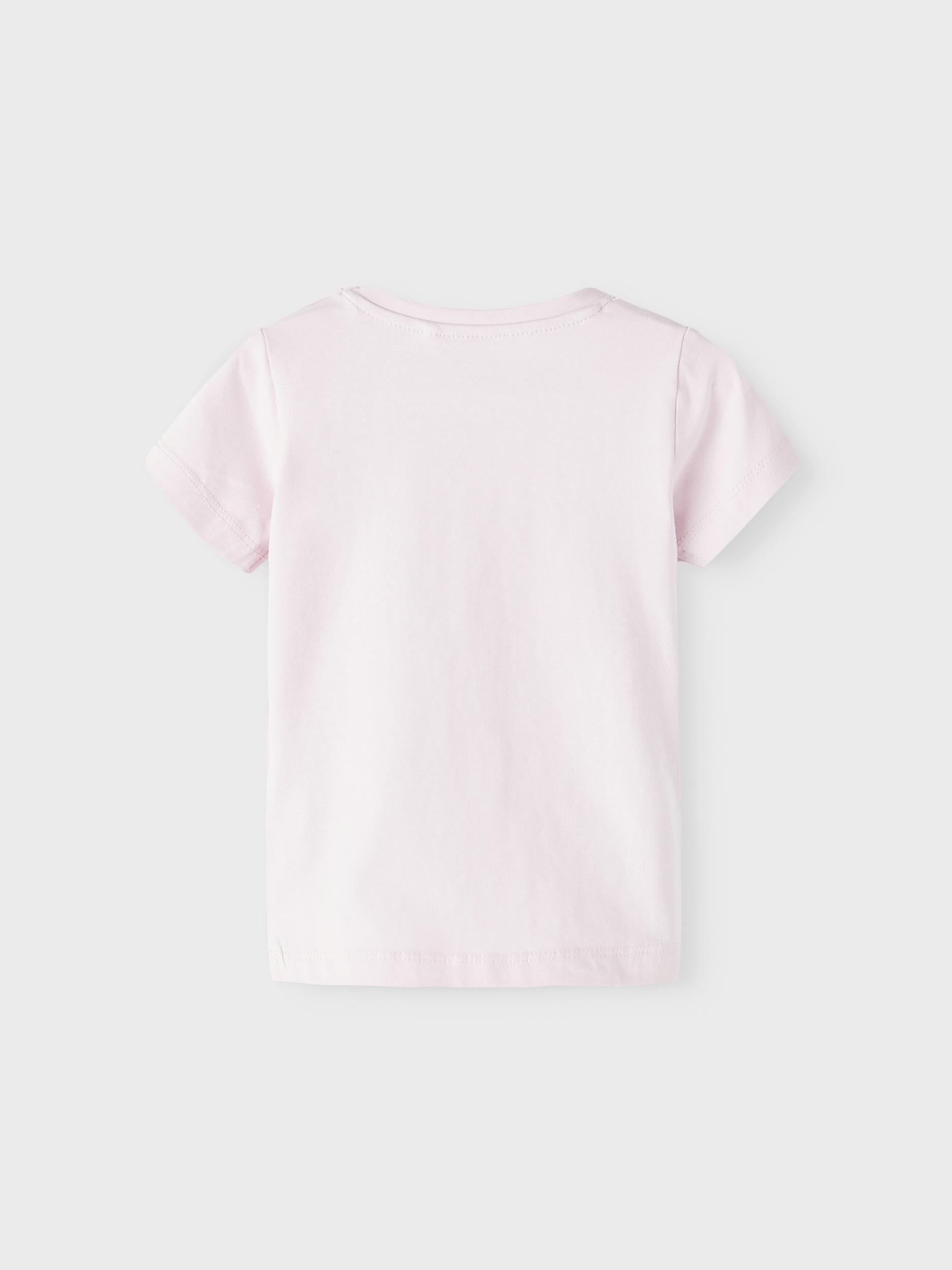 Hadina Short Sleeve Top - Lilac Rear View