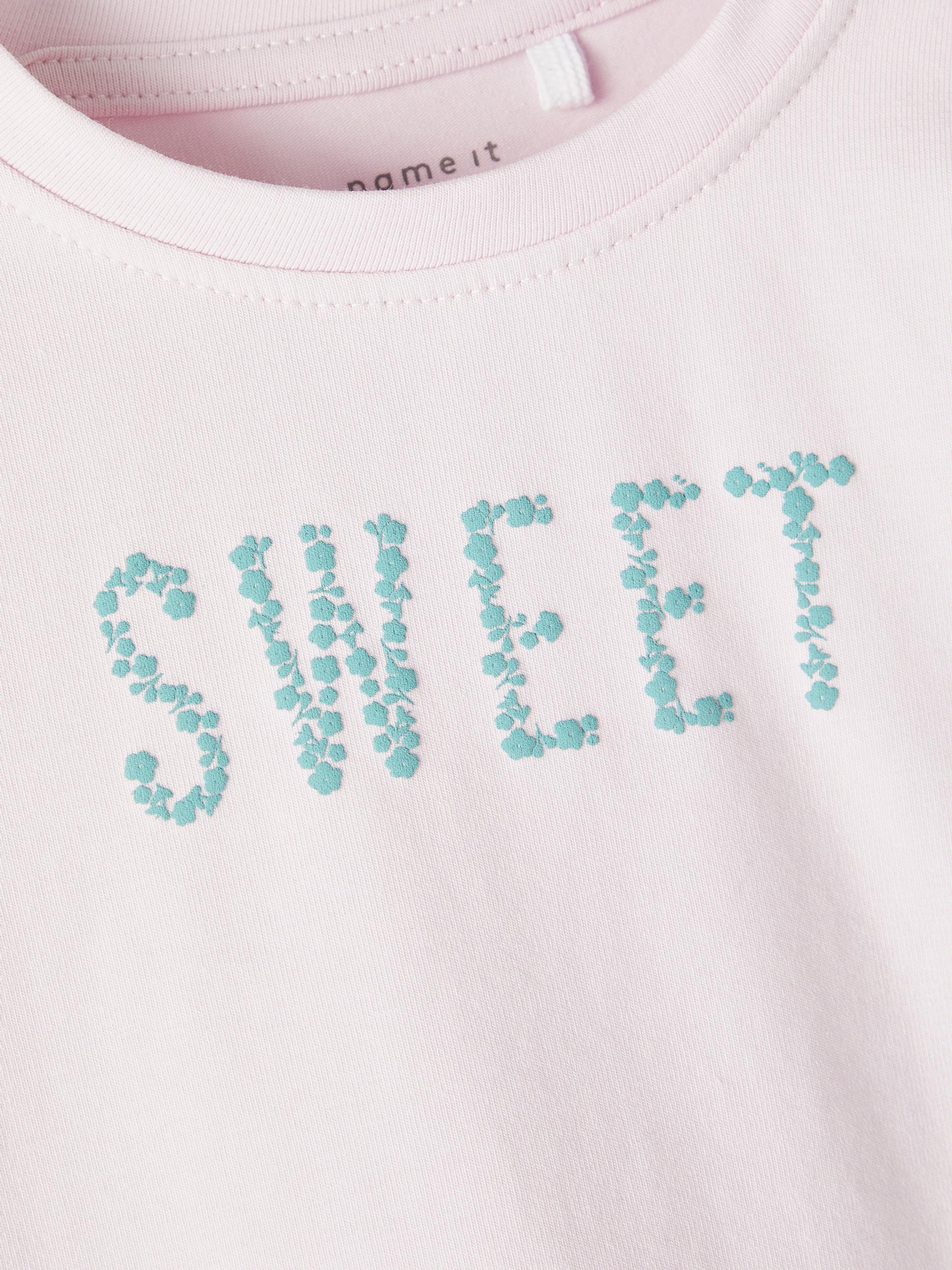 Hadina Short Sleeve Top - Lilac Close Up