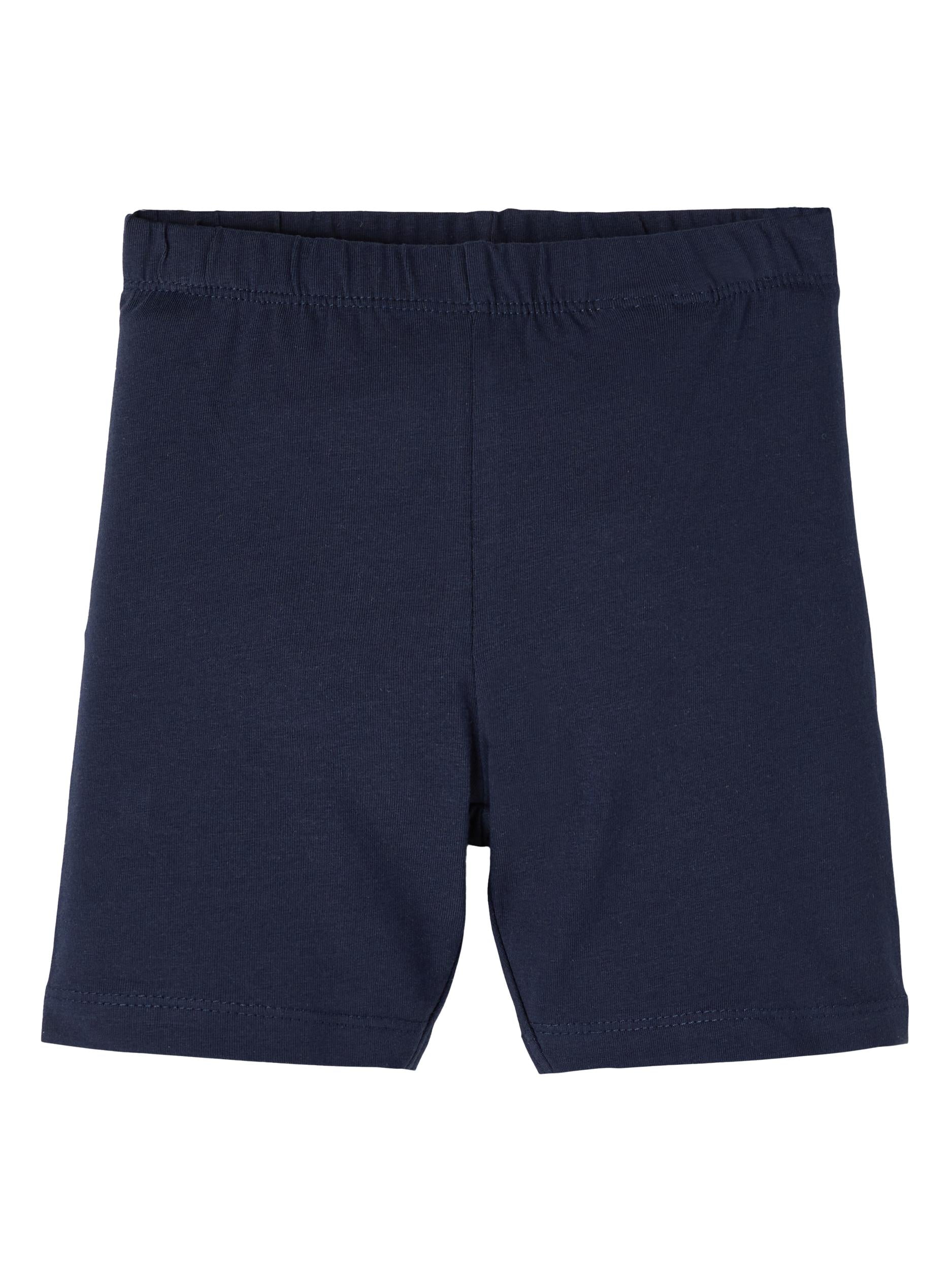 Vivian Solid Short Legging - Dark Sapphire Front View