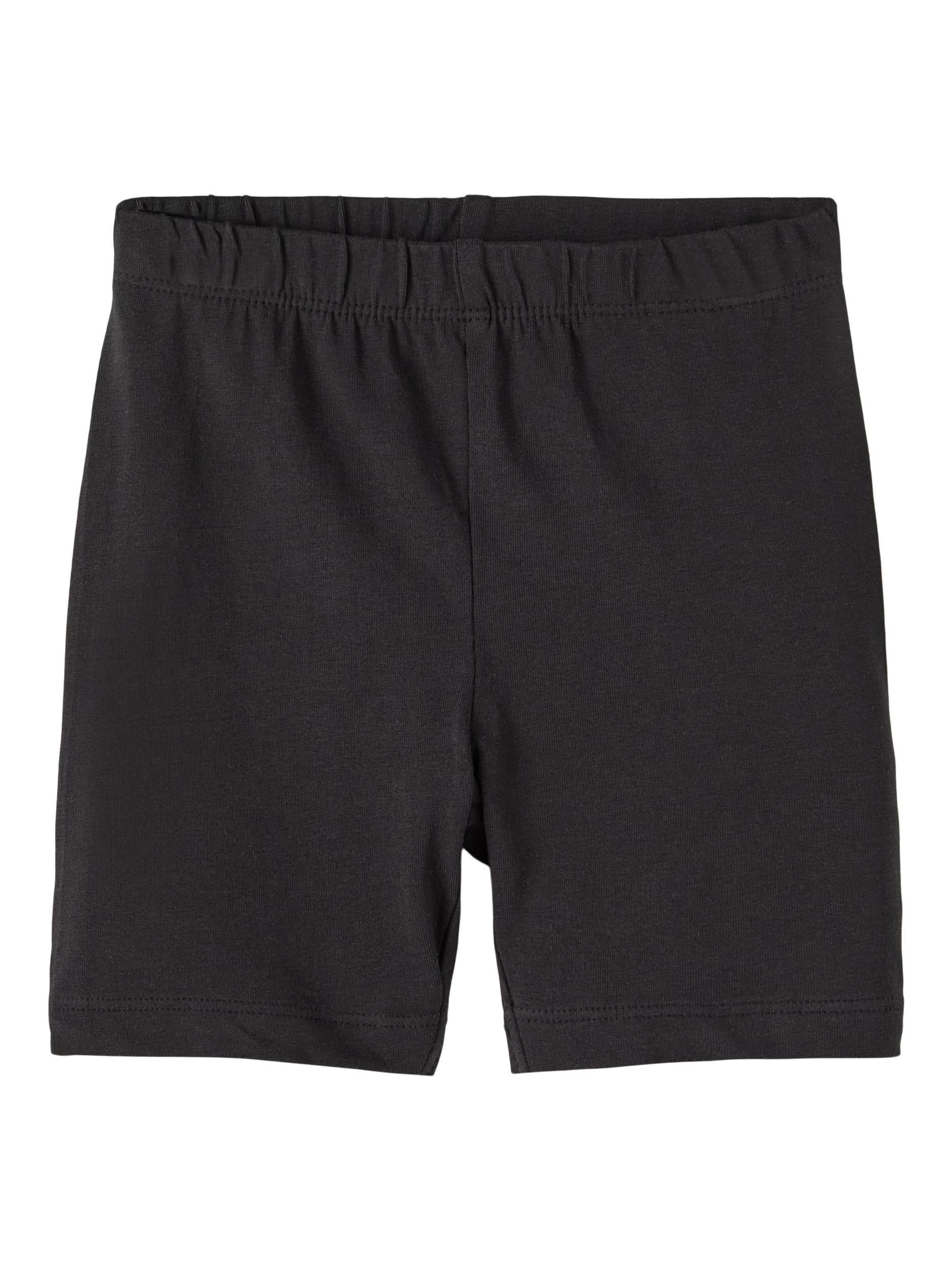 Vivian Solid Short Legging - Black Front View