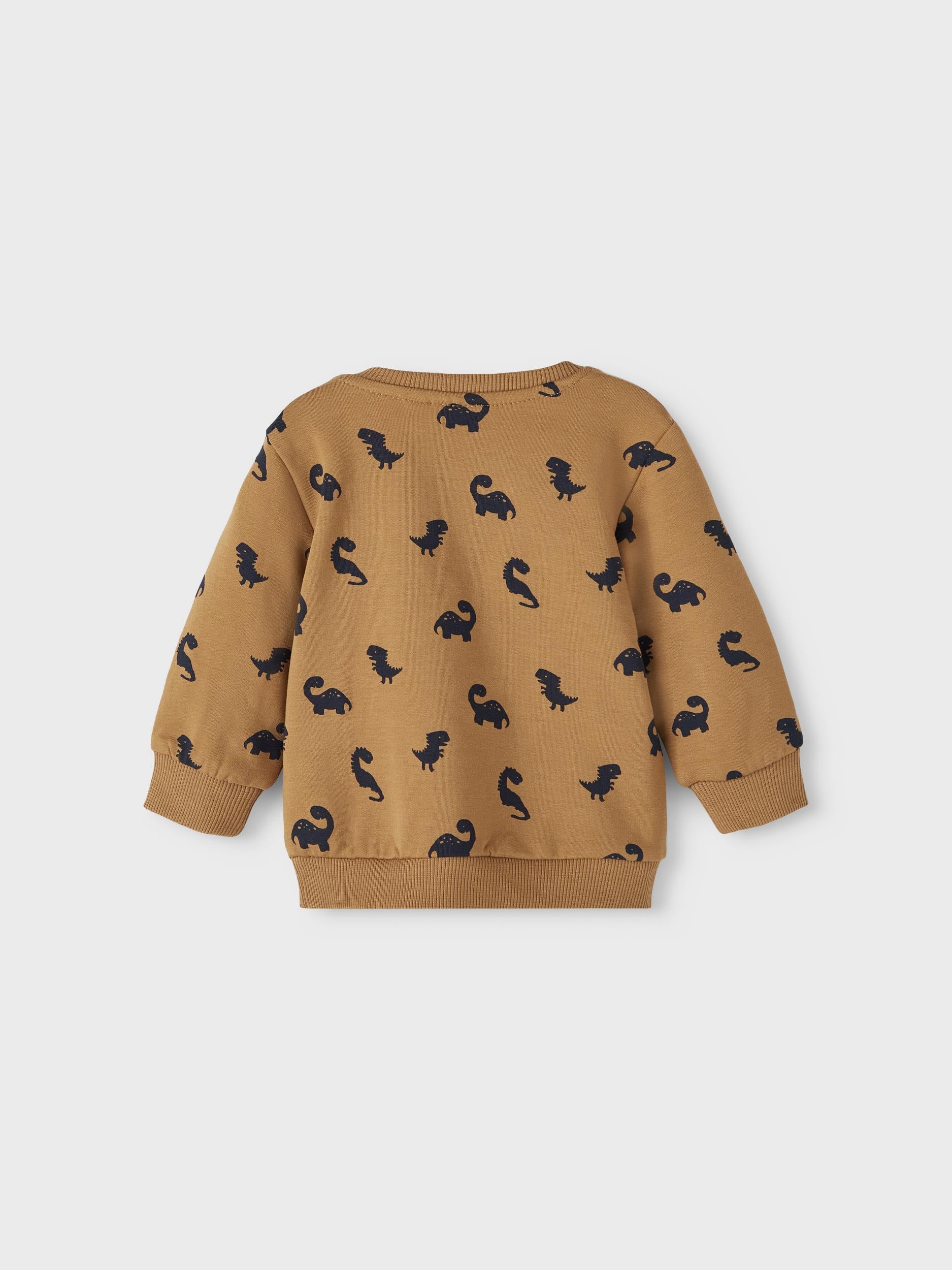 Boy's Toasted Coconut Tas Long Sleeve Sweat Top-Back View