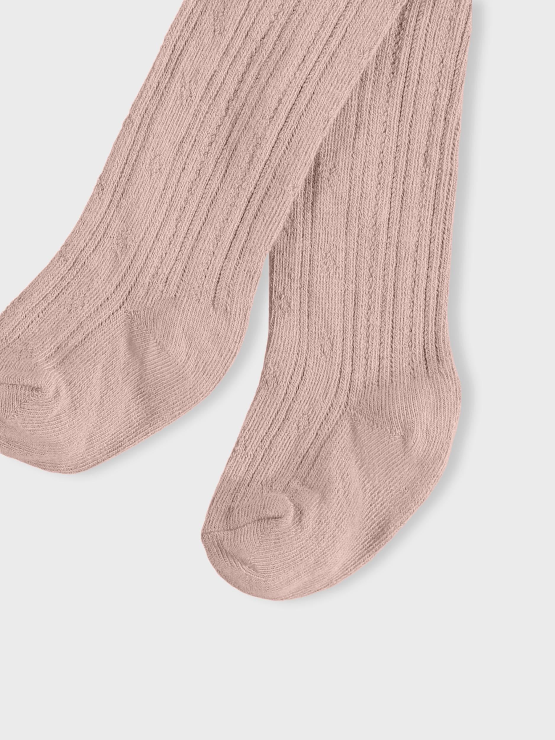 Girl's Rose Smoke Tammy Tights-Foot View