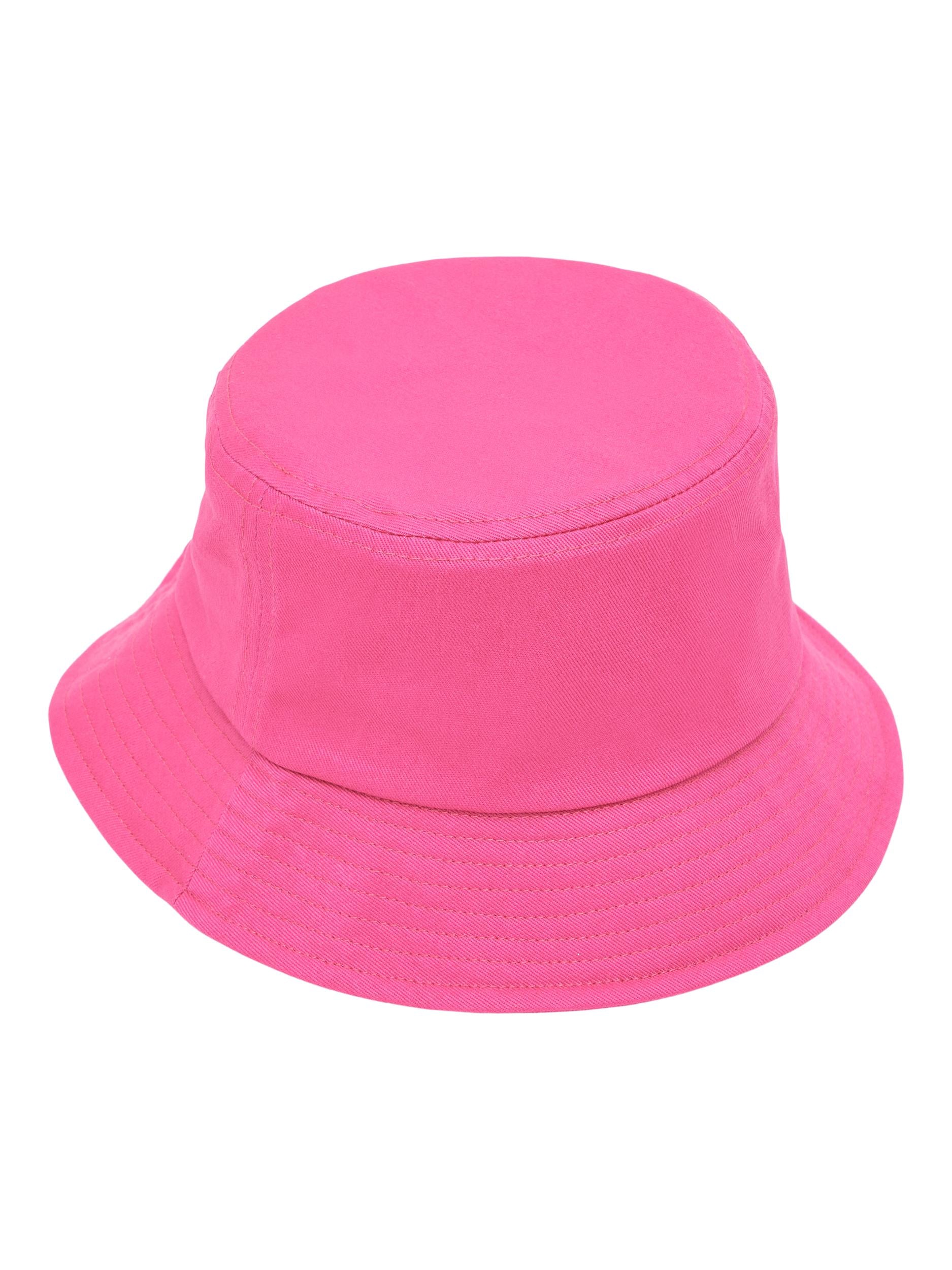 NAME IT Fillipa Bucket Hat Bright White back view