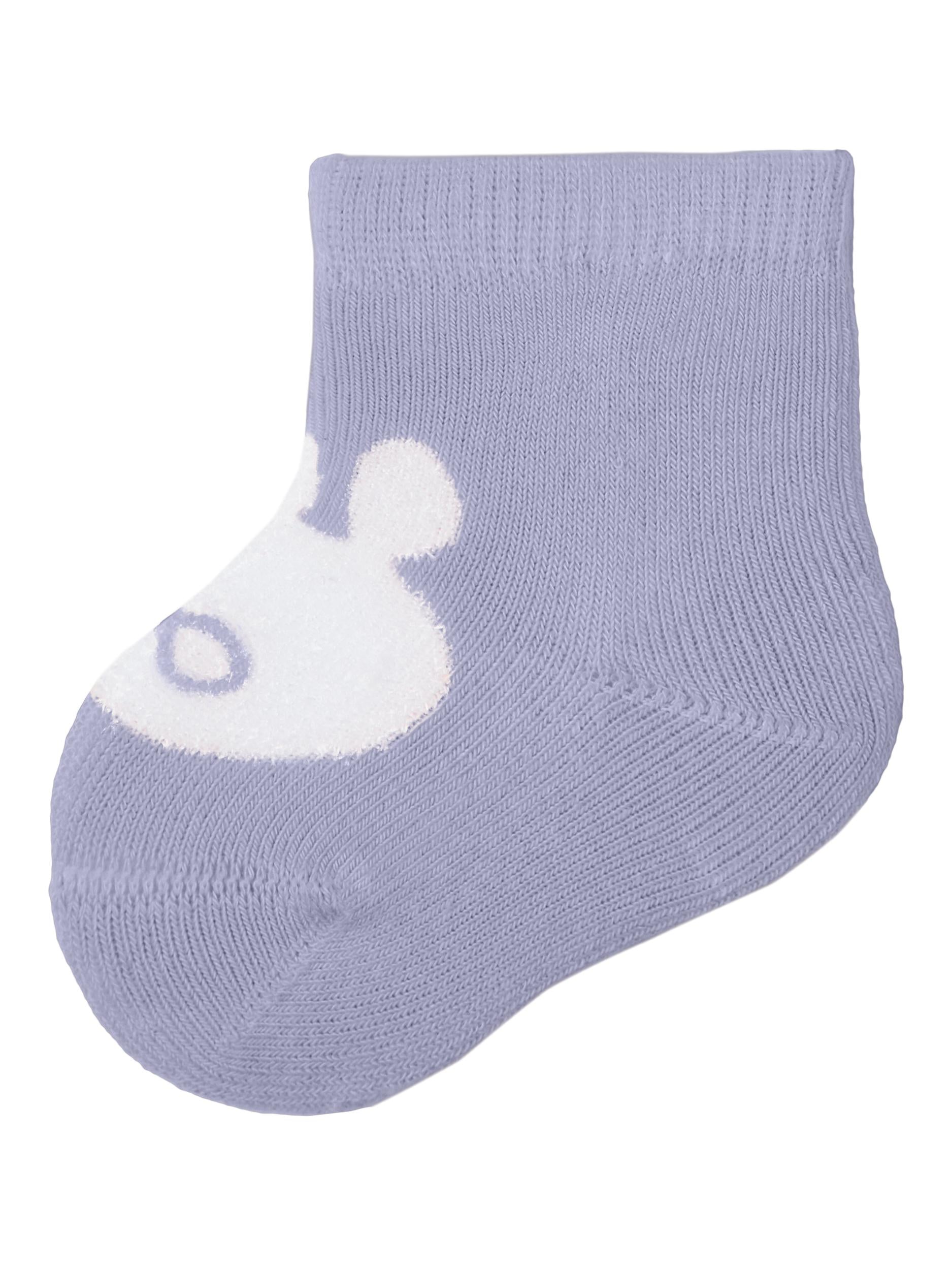 Gril's Cosmic Sky Damy Terry Frotte Sock-Side View