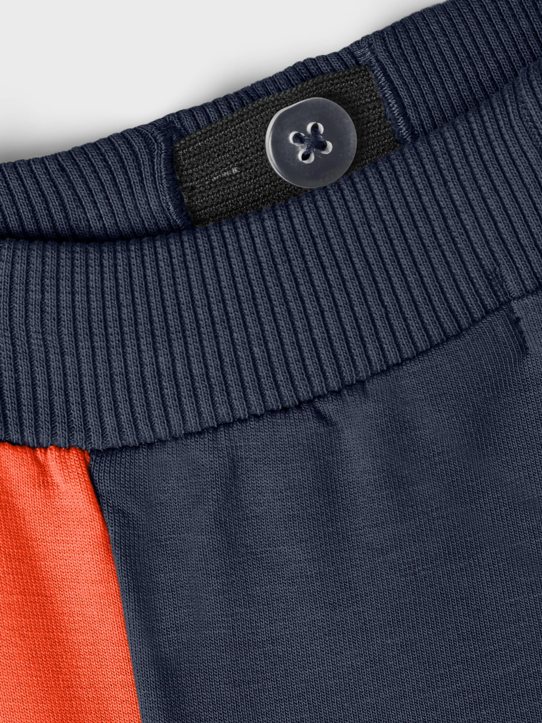 Boy's Dark Sapphire Bafio Sweat Pant-Close Up View