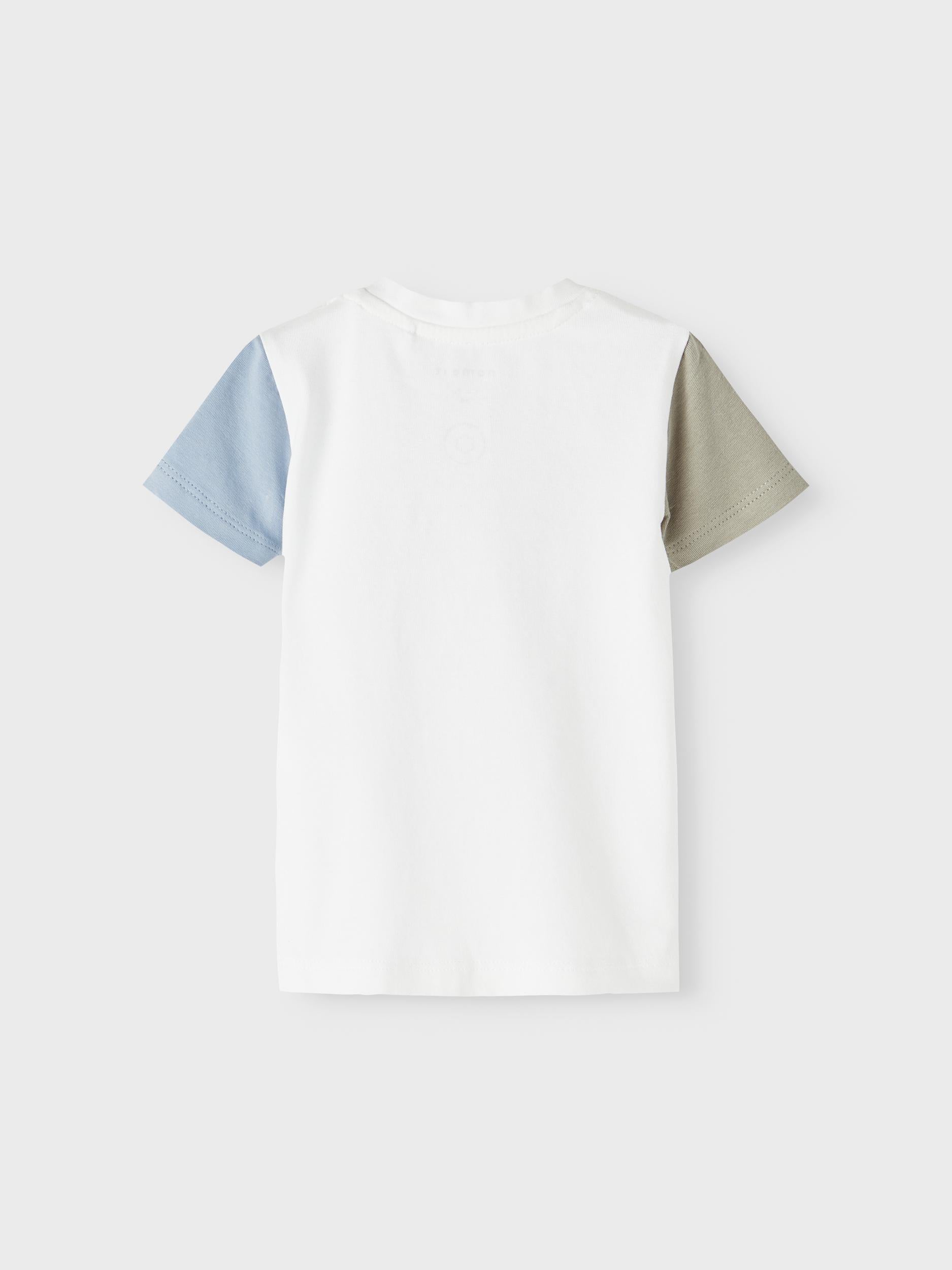 Boy's White Hon Short Sleeve Top-Back View
