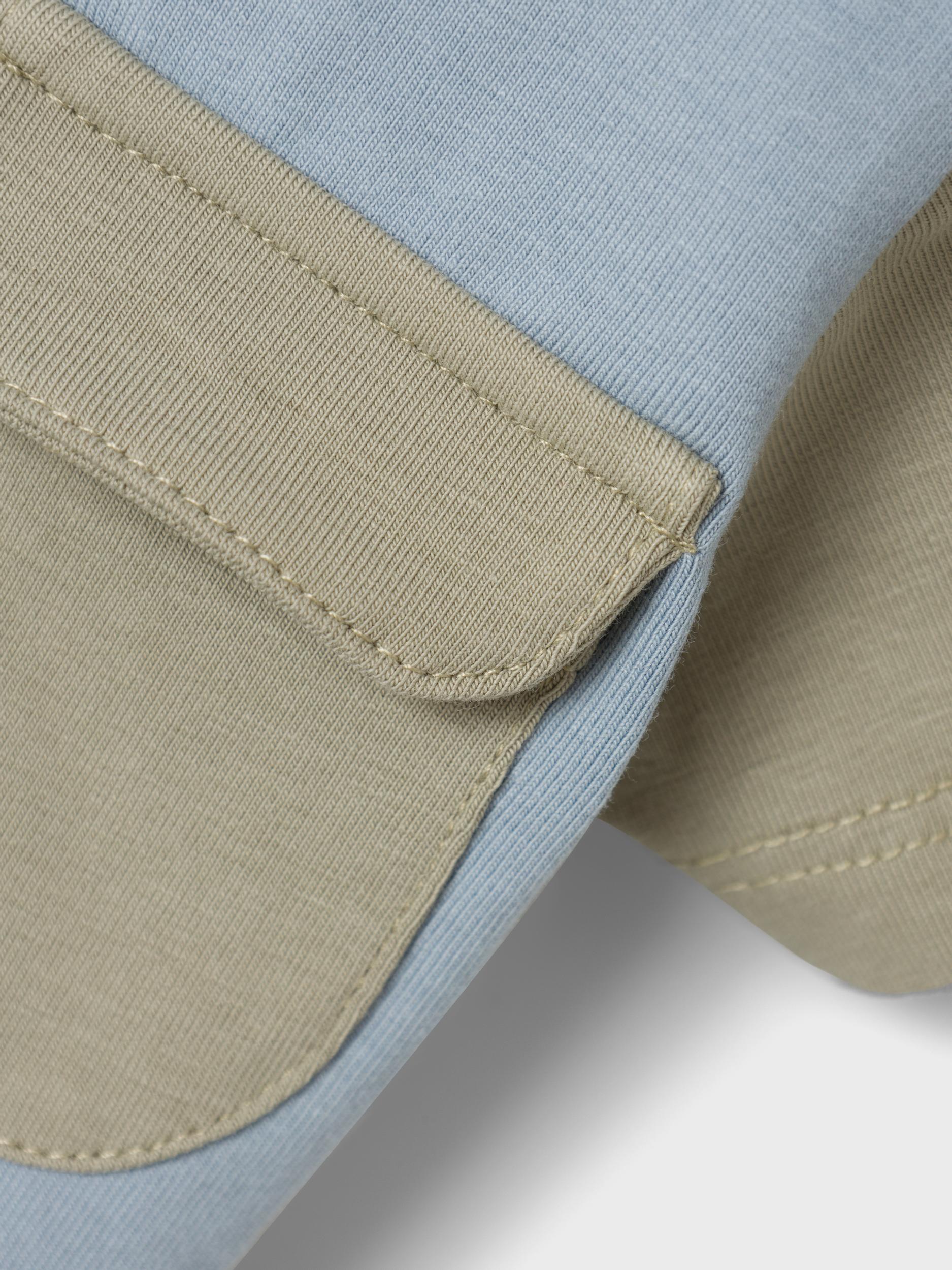Boy's Tibetan Stone Hon Short Sleeve Top-Close Up View
