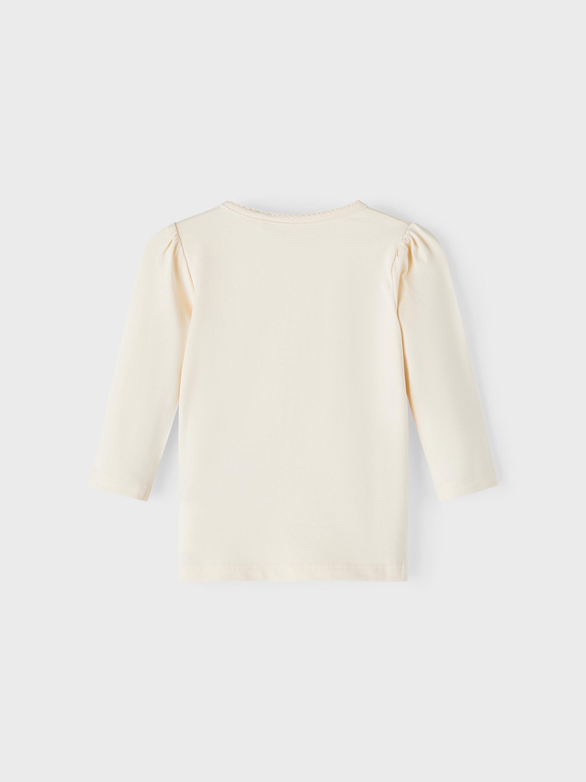 Girl's Buttercream Dallia Long Sleeve Top-Back View