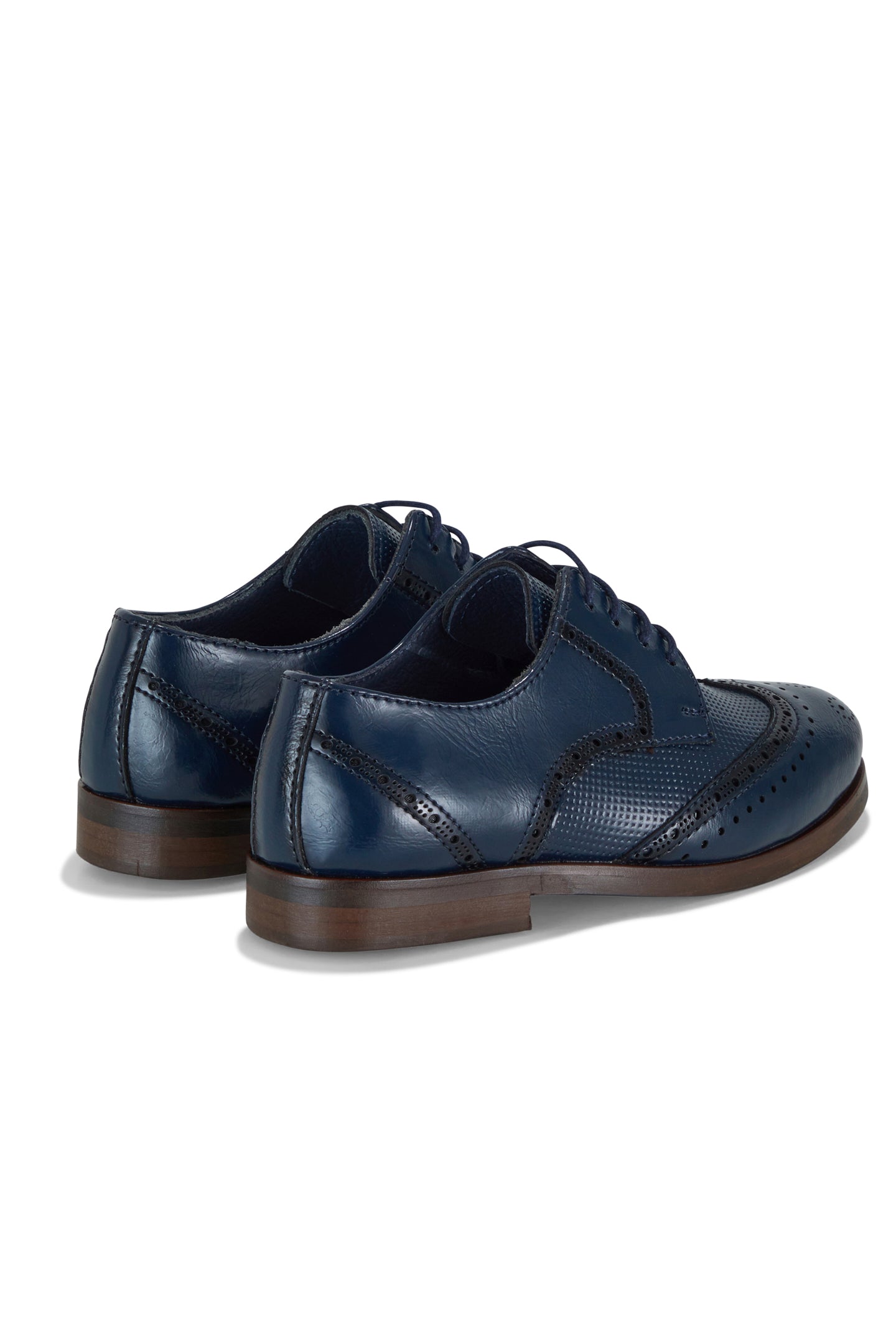 George Boy Navy Brogue Shoe