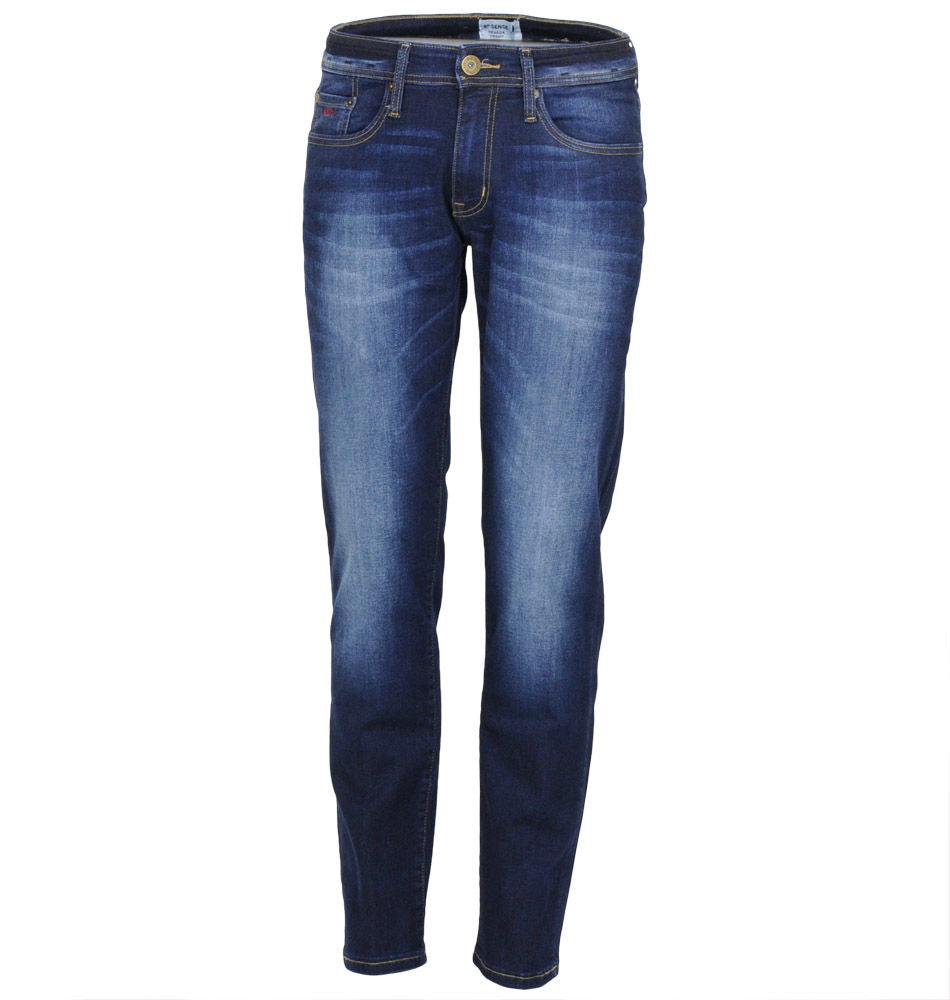 6TH SENSE Nevada Wash 2 Straight Stretch Jean WASH 2 side view