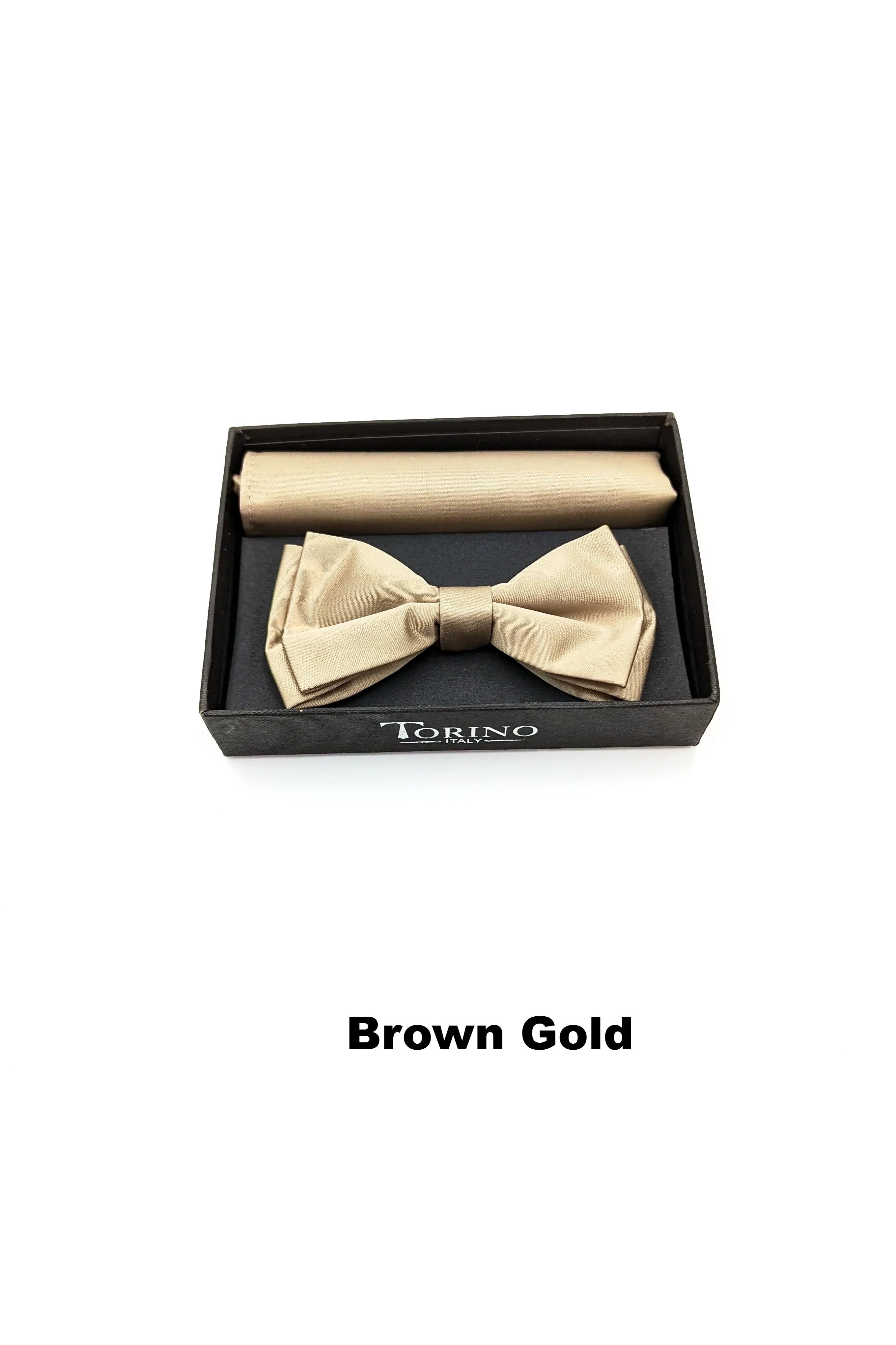 TORINO Satin Mens Bow and Pocket Square Aqua Blue view 25