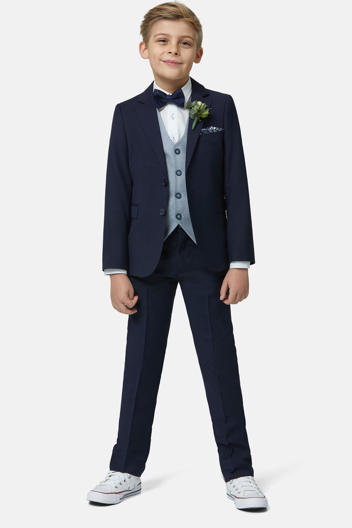 Benetti Boyswear Harold Boy Ice Waistcoat ICE detail view