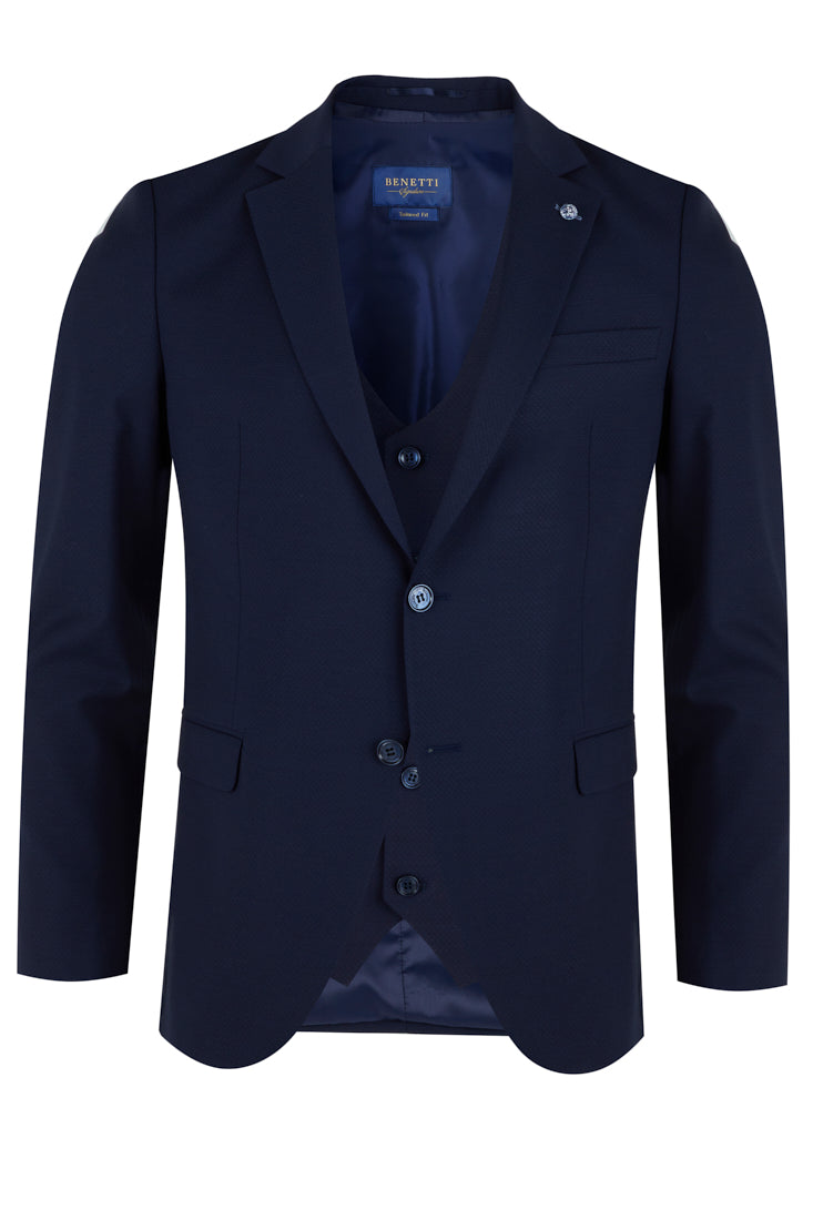 BENETTI Peter Ink Comfort Fit Jacket INK model front view