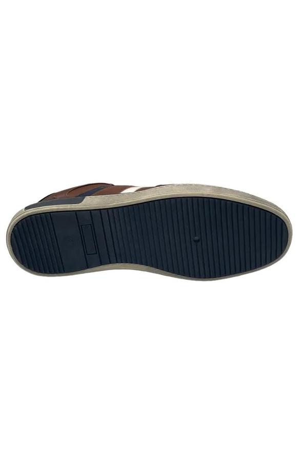 Pisa Cognac Men's Shoes-Sole view