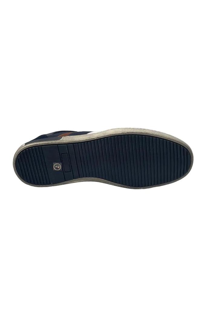 Pisa Midnight Blue Men's Shoes-Sole view