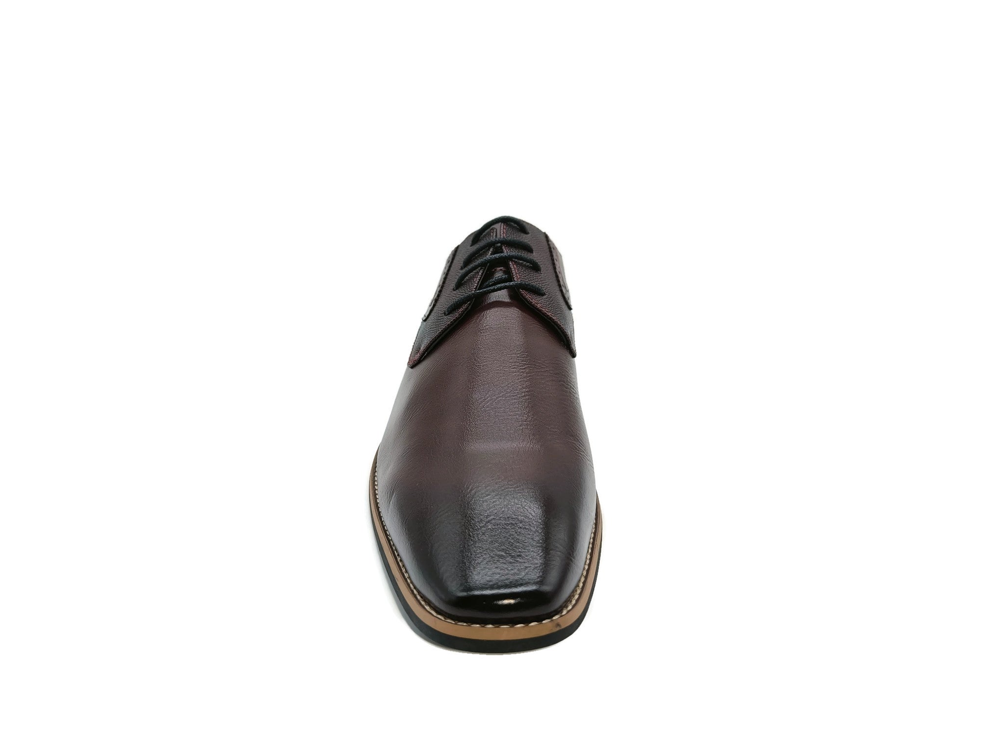 Men's Prague Bordo Lace Up Shoe-Front View