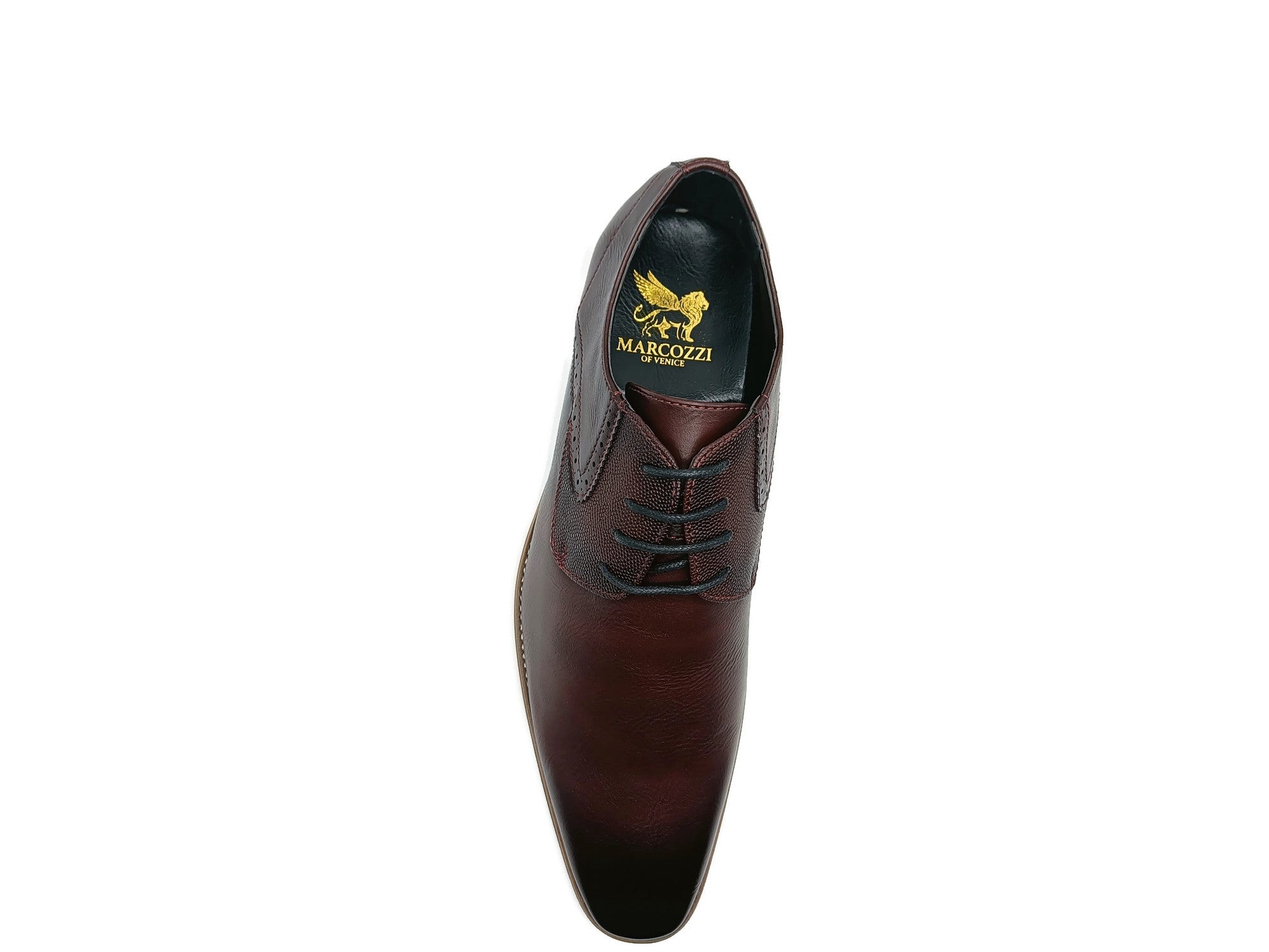 Men's Prague Bordo Lace Up Shoe-Top View