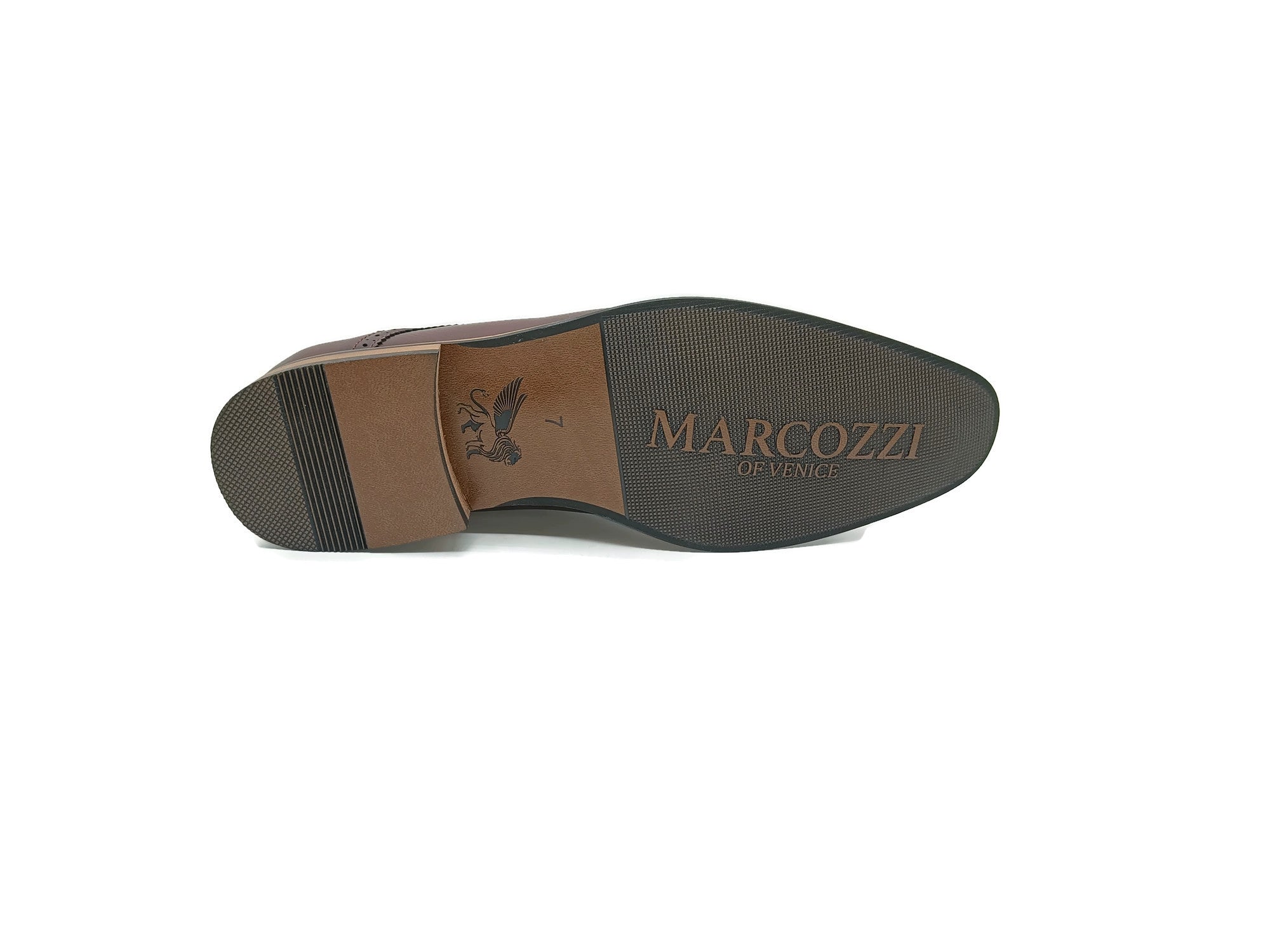 Men's Prague Bordo Lace Up Shoe-Sole View