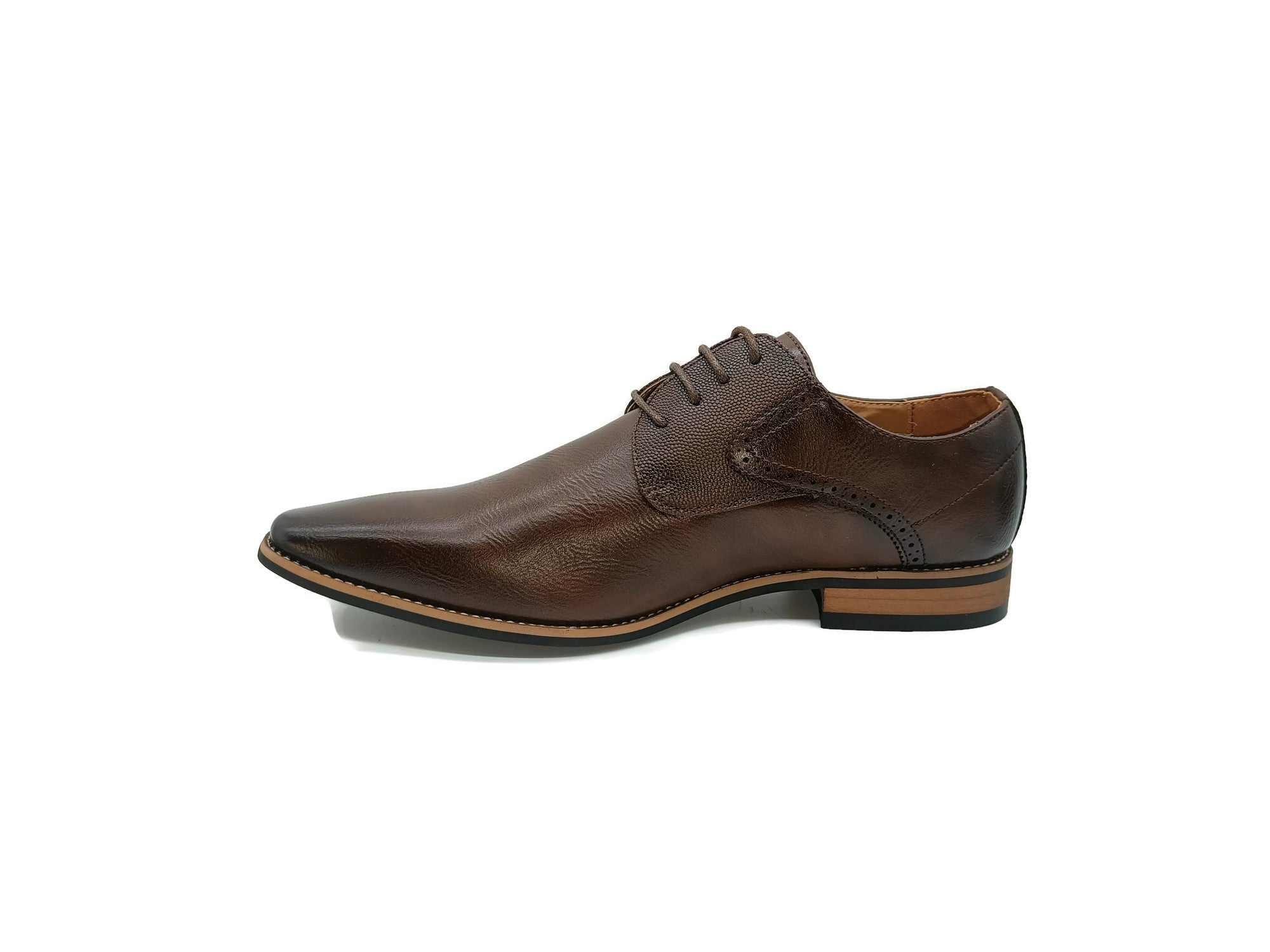 Men's Prague Oak Lace Up Shoe-Left Side View