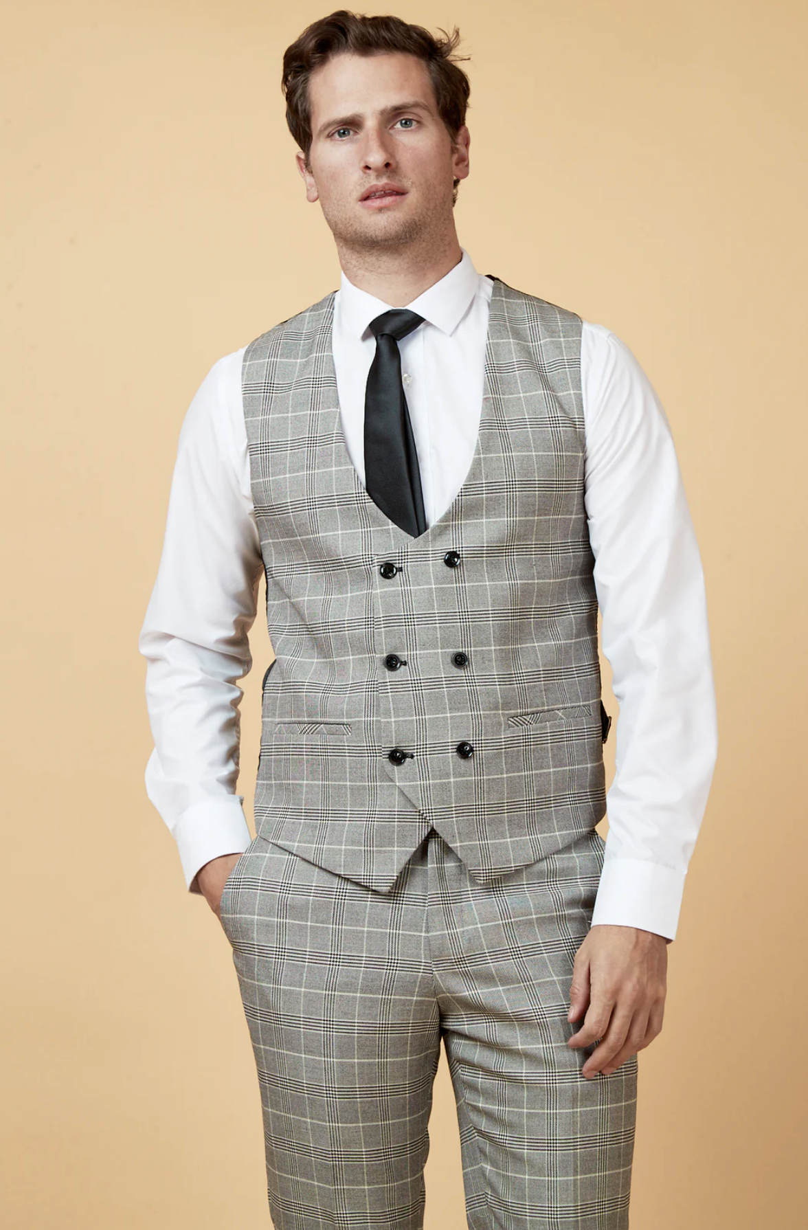 Ross Check Waistcoat