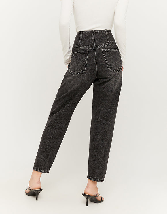 Corset High Waist Slouchy Jeans - Spirit Clothing