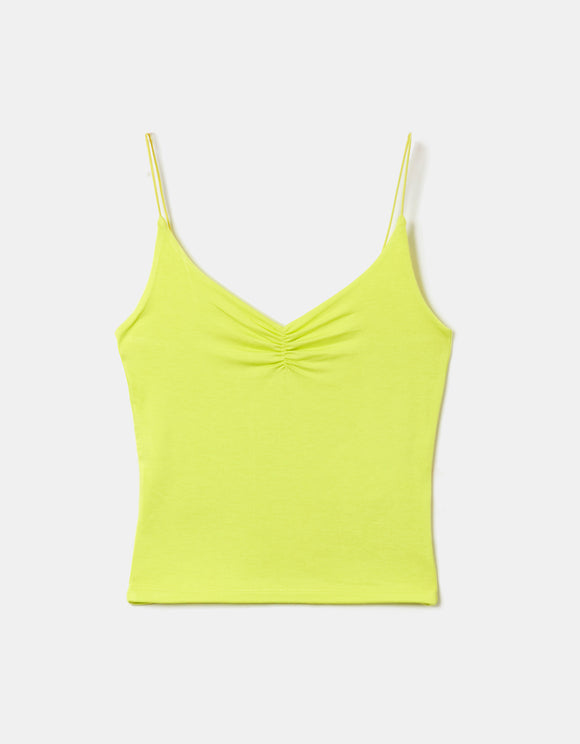 Tally Weijl Green Tank Top GREEN back view